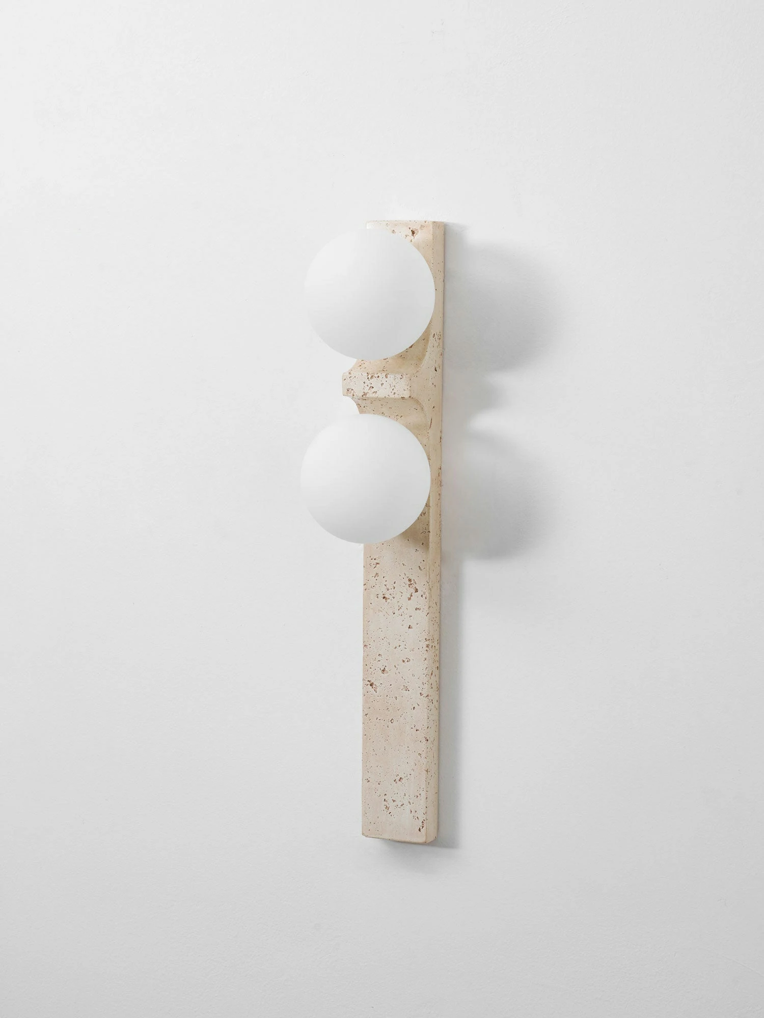 Asymmetrical Travertine Wall Sconce - Image 32