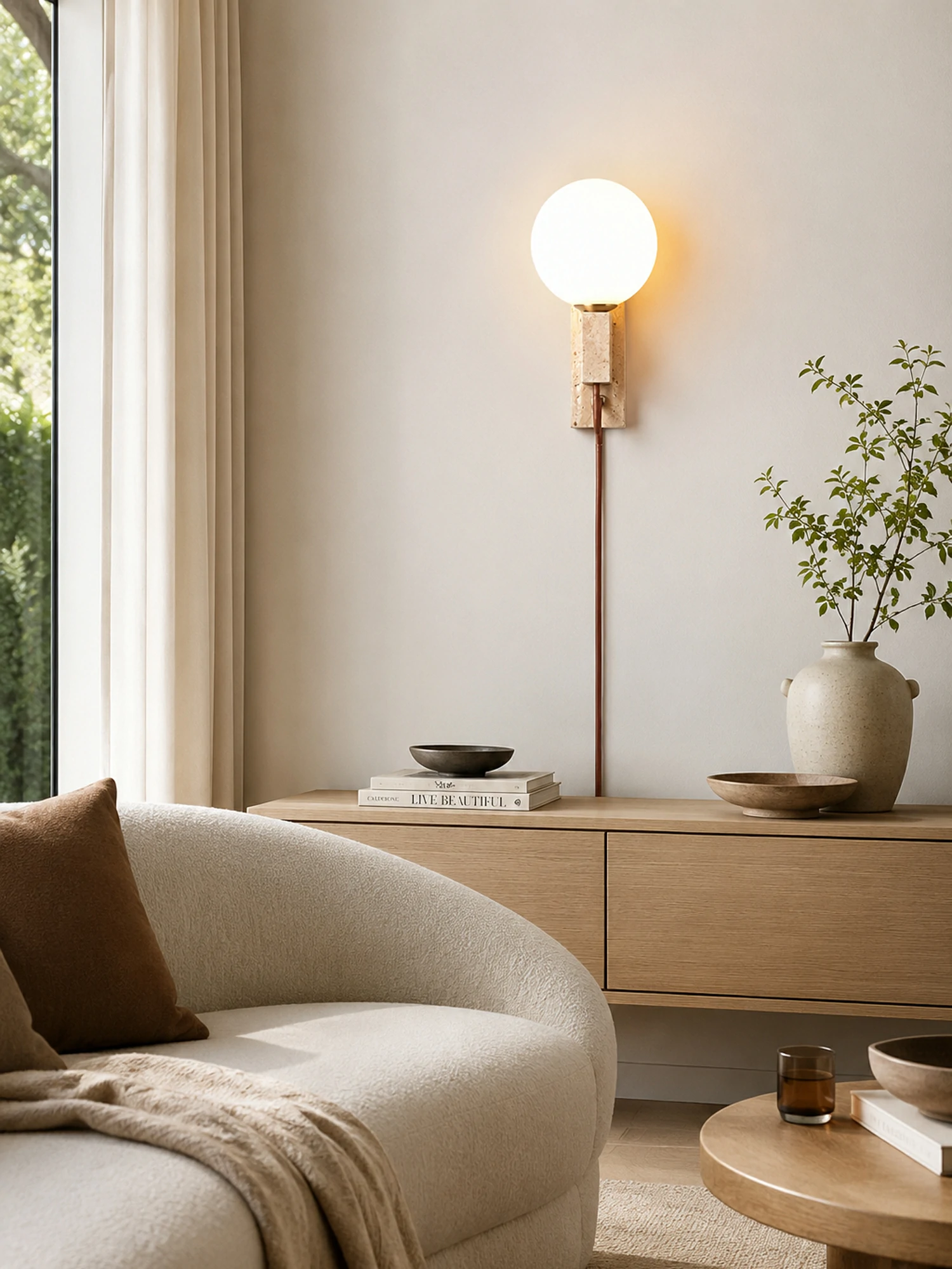 Atlas Globe Wall Sconce - Image 11