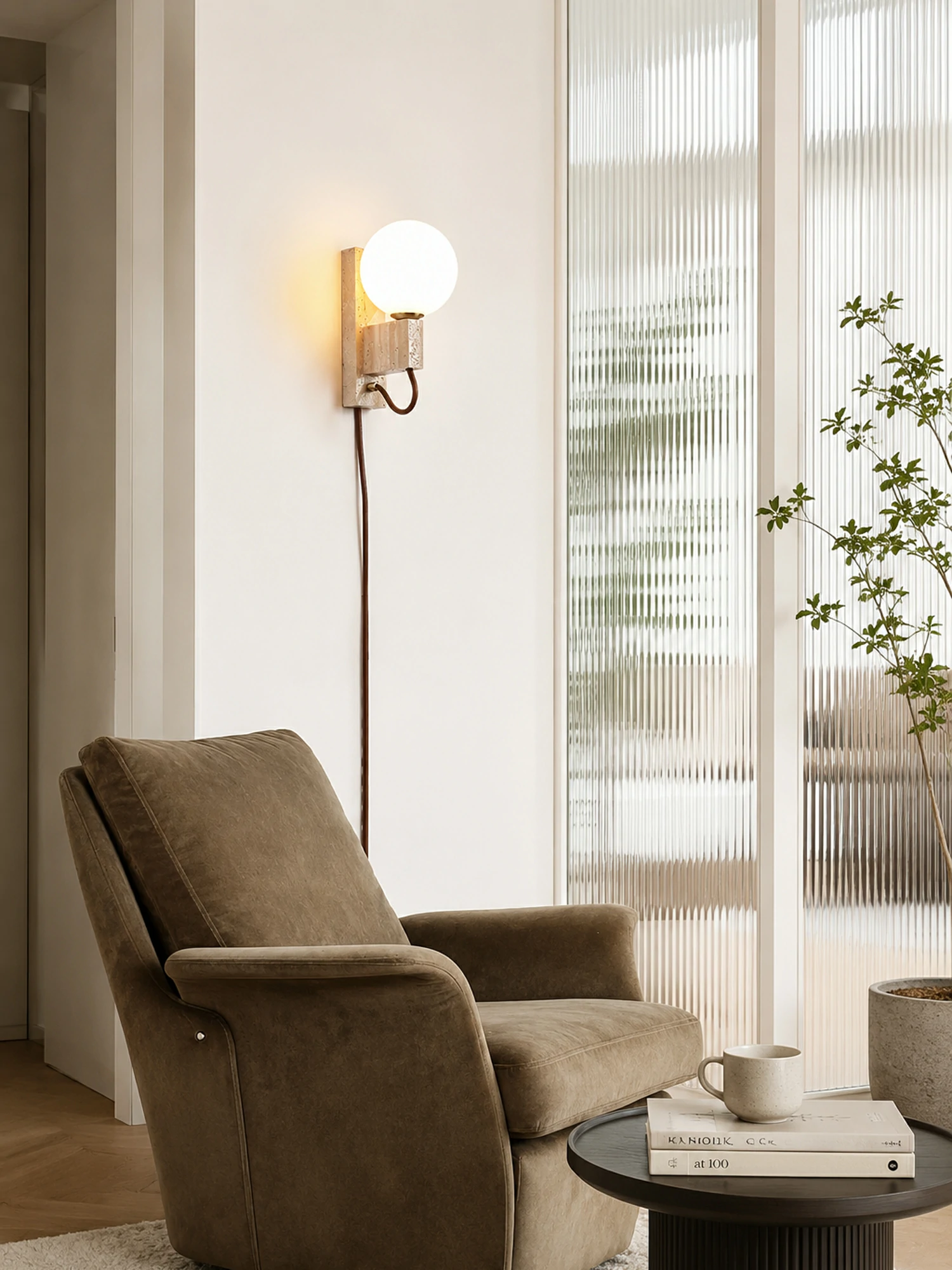 Atlas Globe Wall Sconce - Image 9