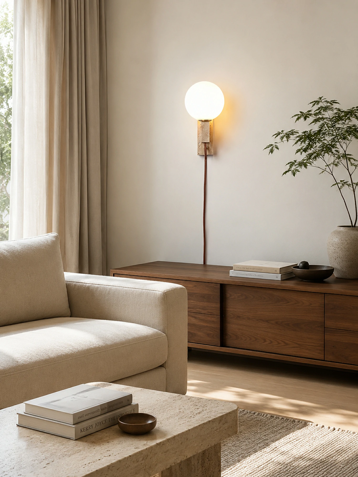 Atlas Globe Wall Sconce - Image 4