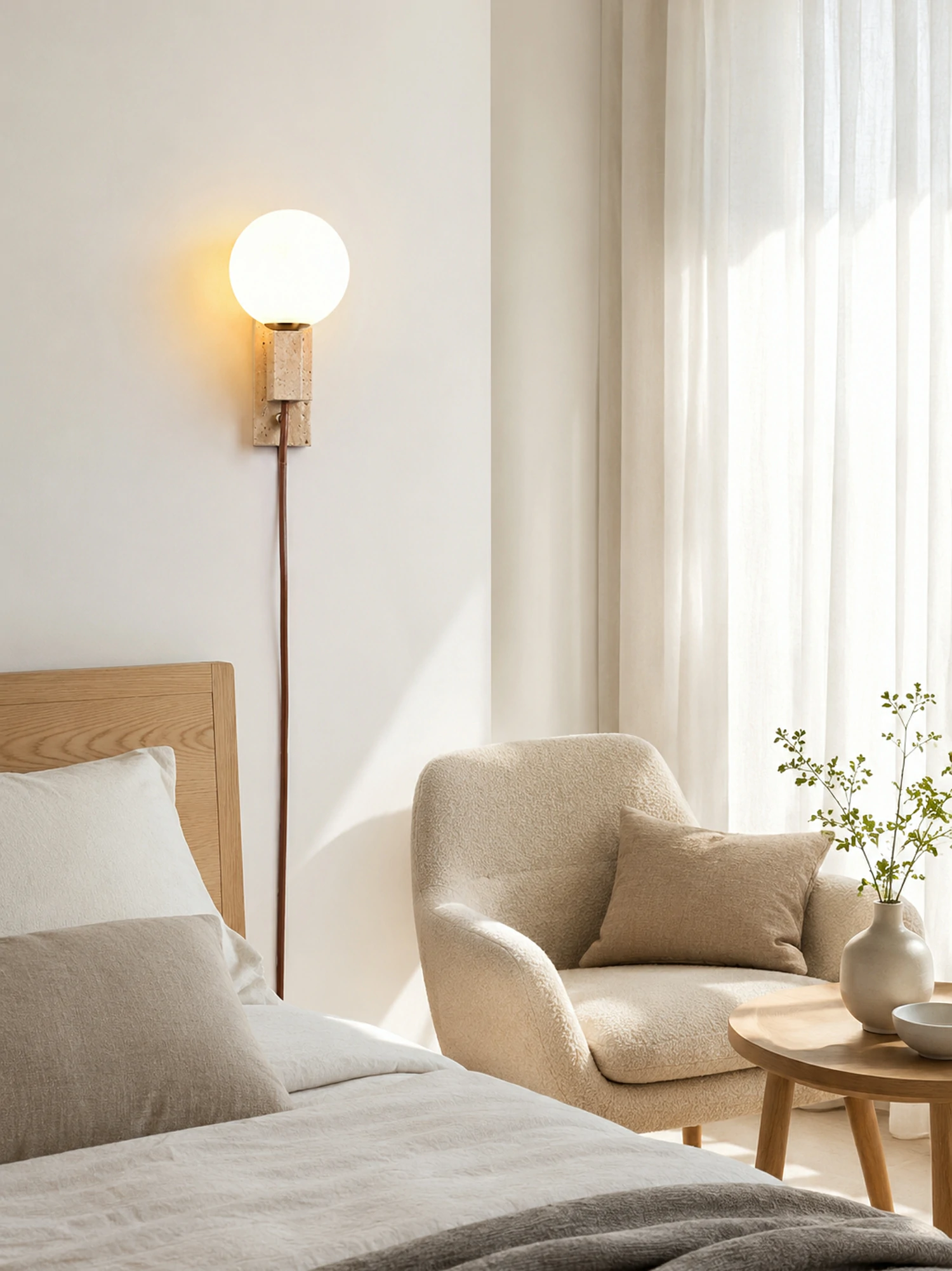 Atlas Globe Wall Sconce - Image 5