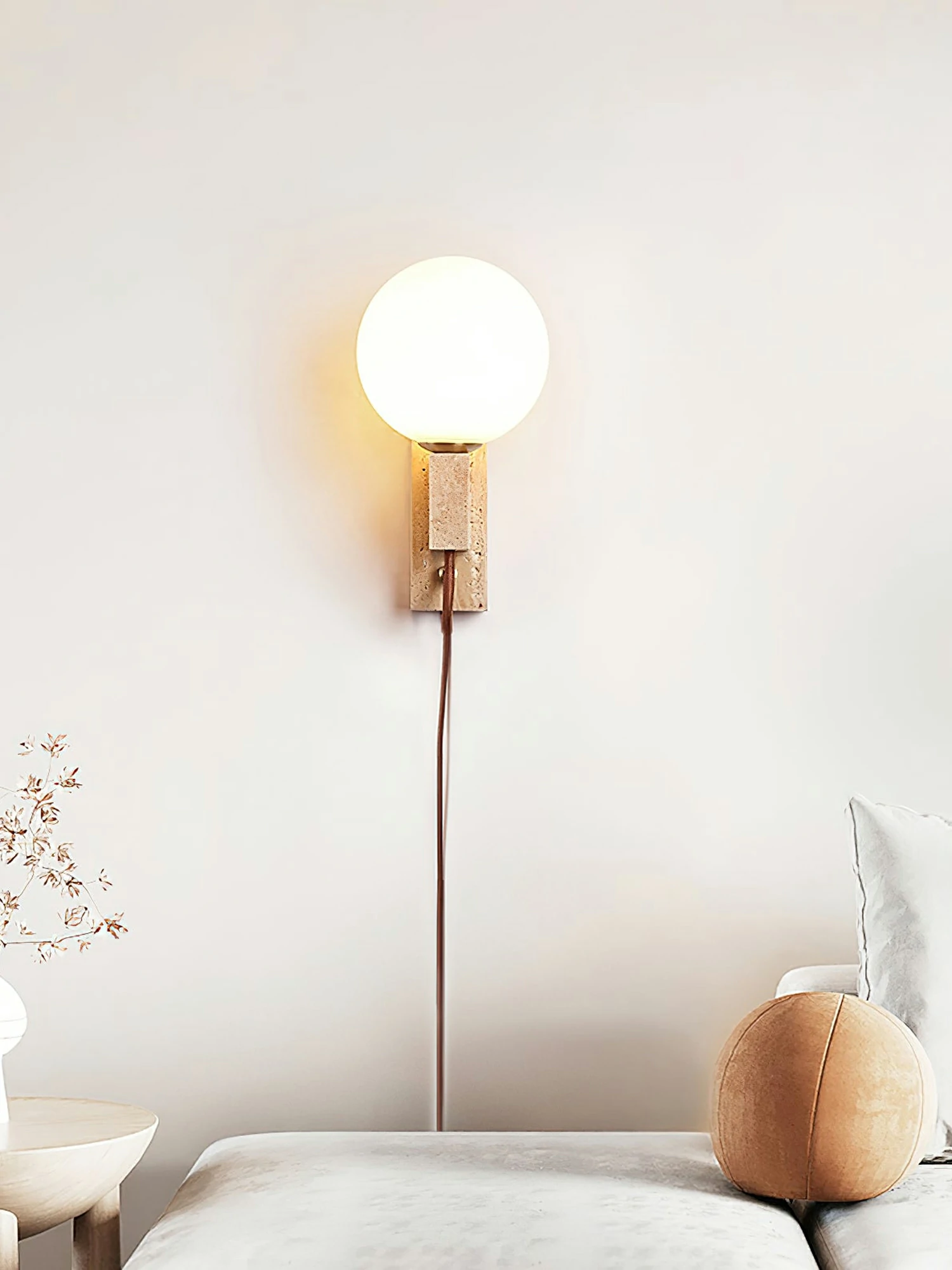 Atlas Globe Wall Sconce - Image 7