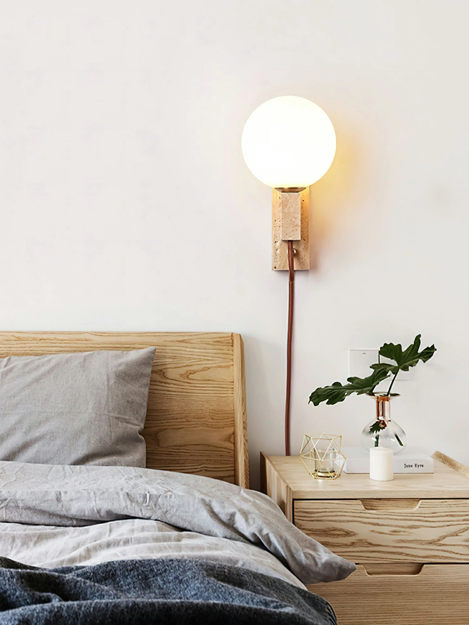 Atlas Globe Wall Sconce - Image 3