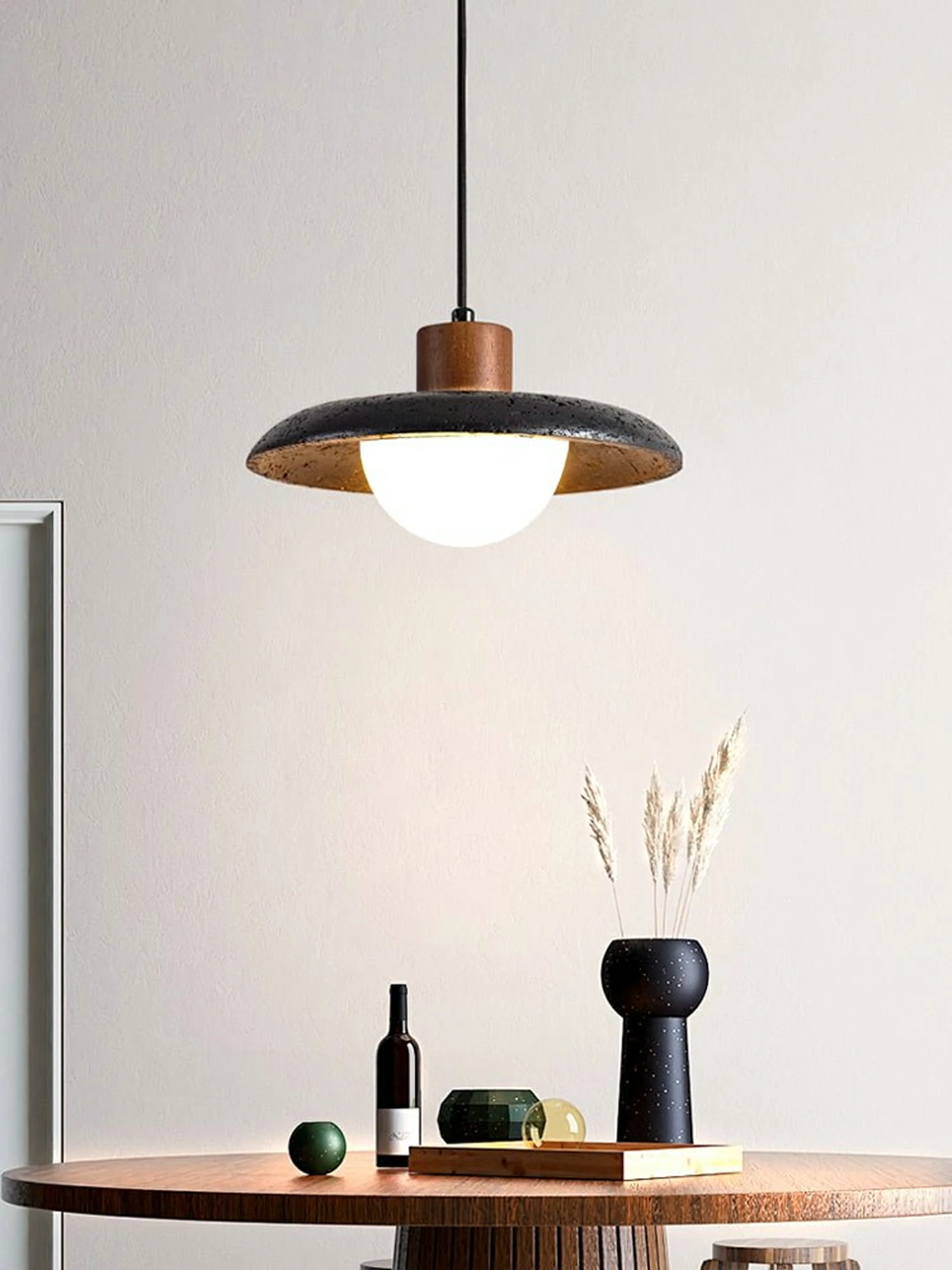 Atria Stone Dome Pendant Lamp - Image 2