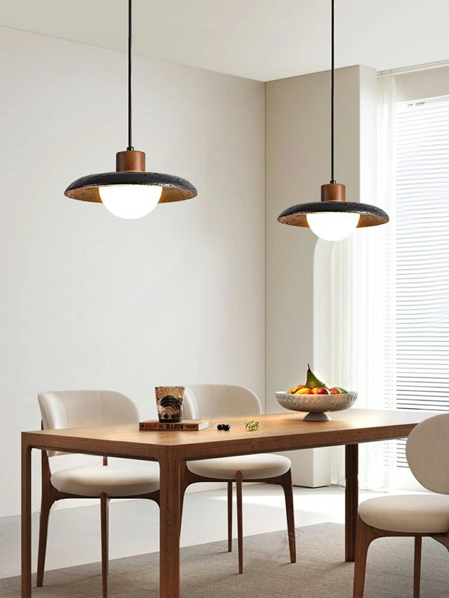 Atria Stone Dome Pendant Lamp - Image 3