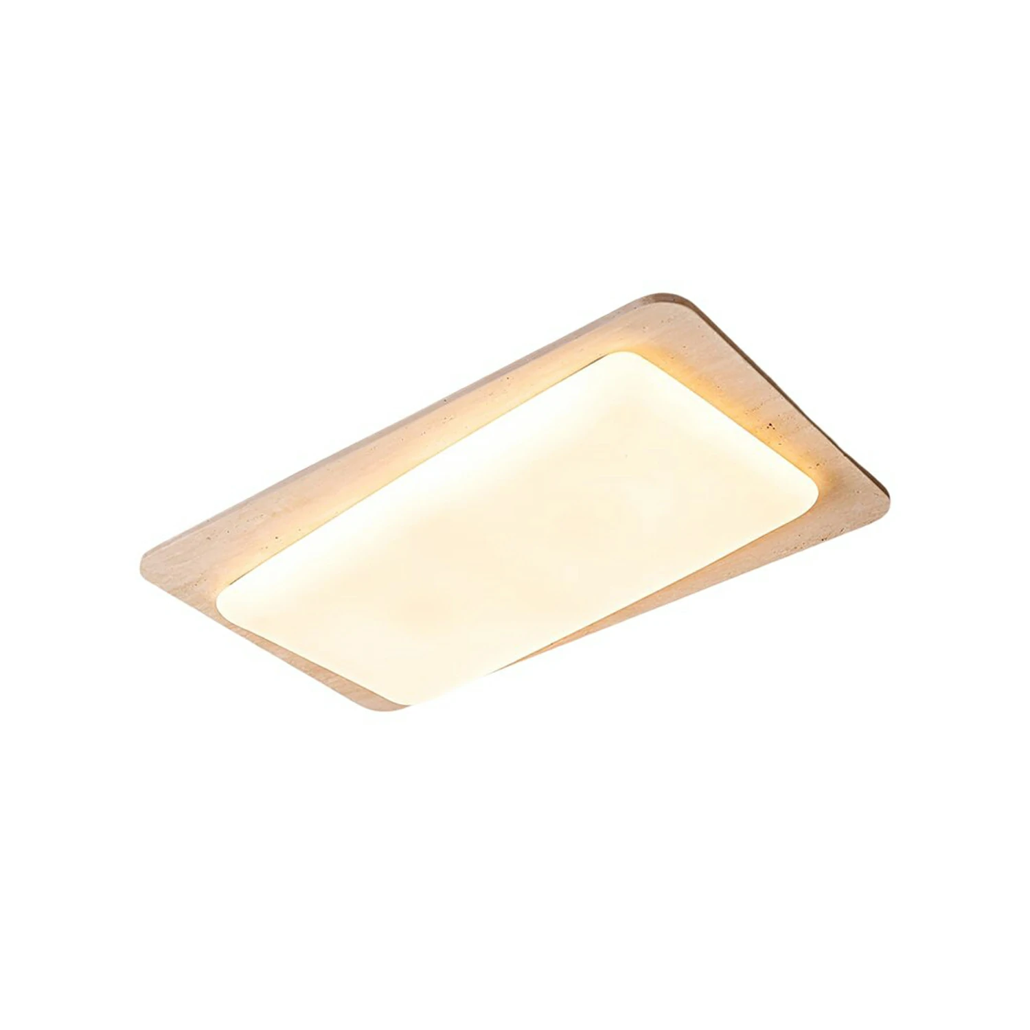 Aurilith Travertine Ceiling Light