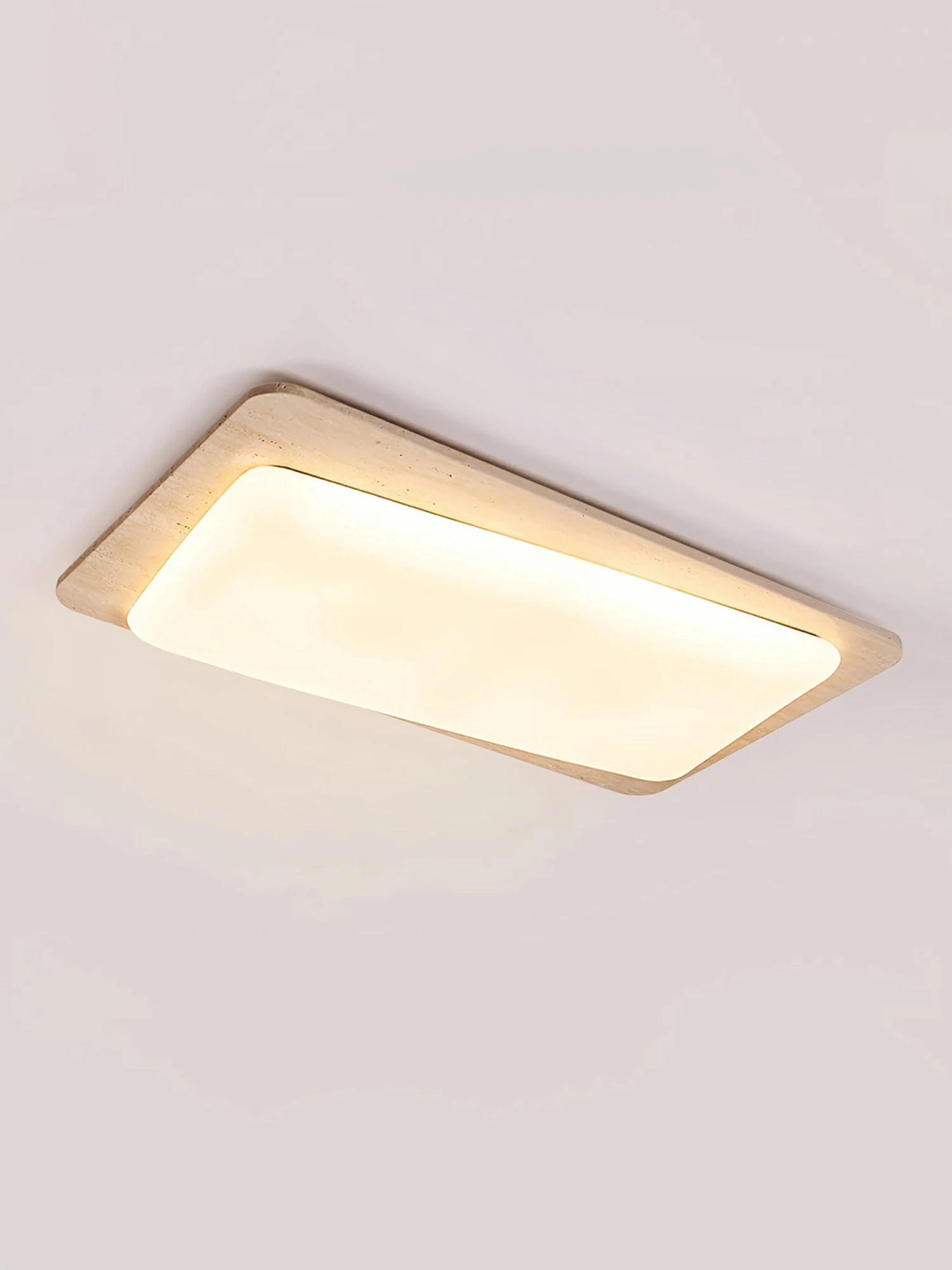 Aurilith Travertine Ceiling Light - Image 8