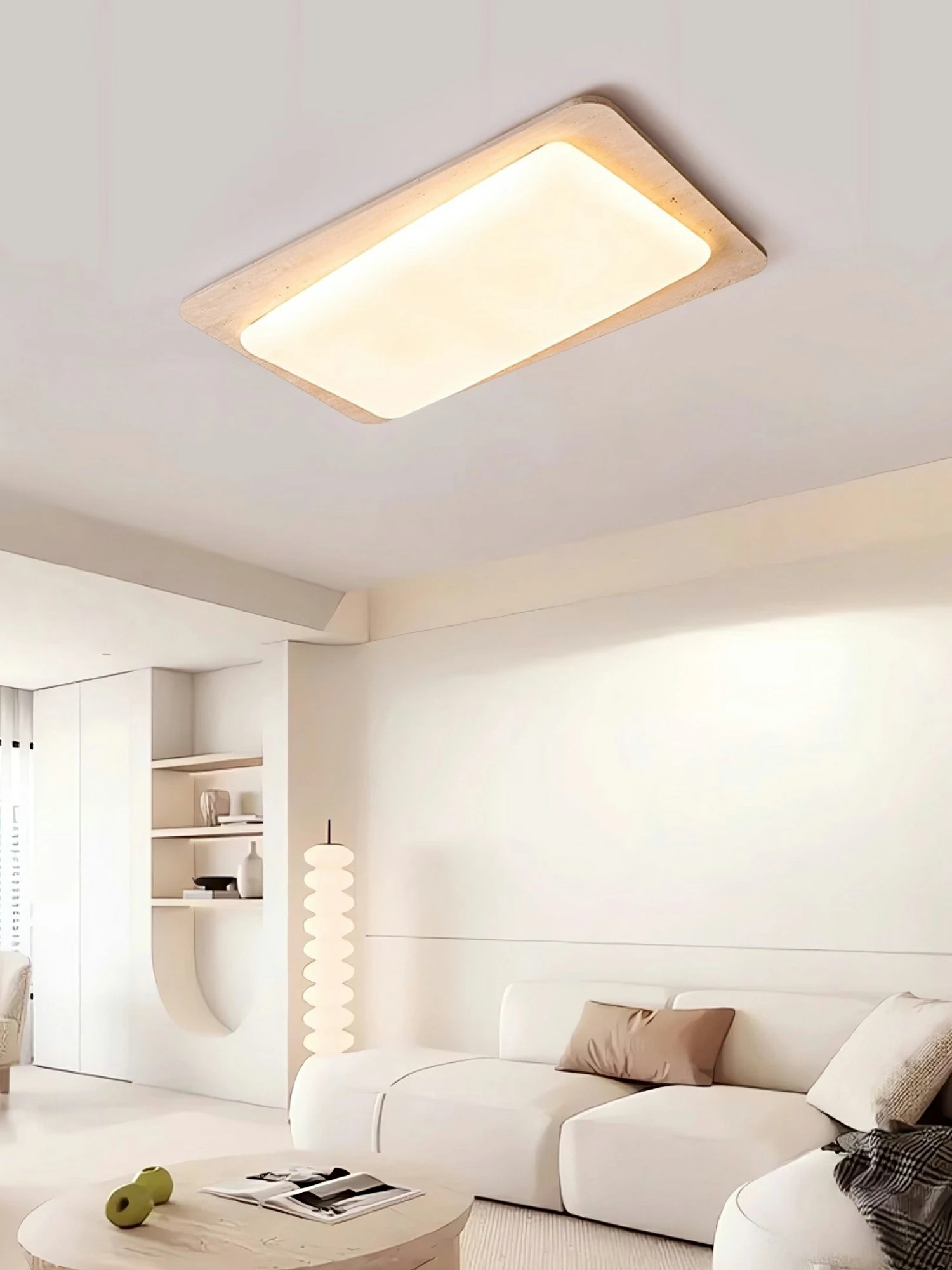 Aurilith Travertine Ceiling Light - Image 5