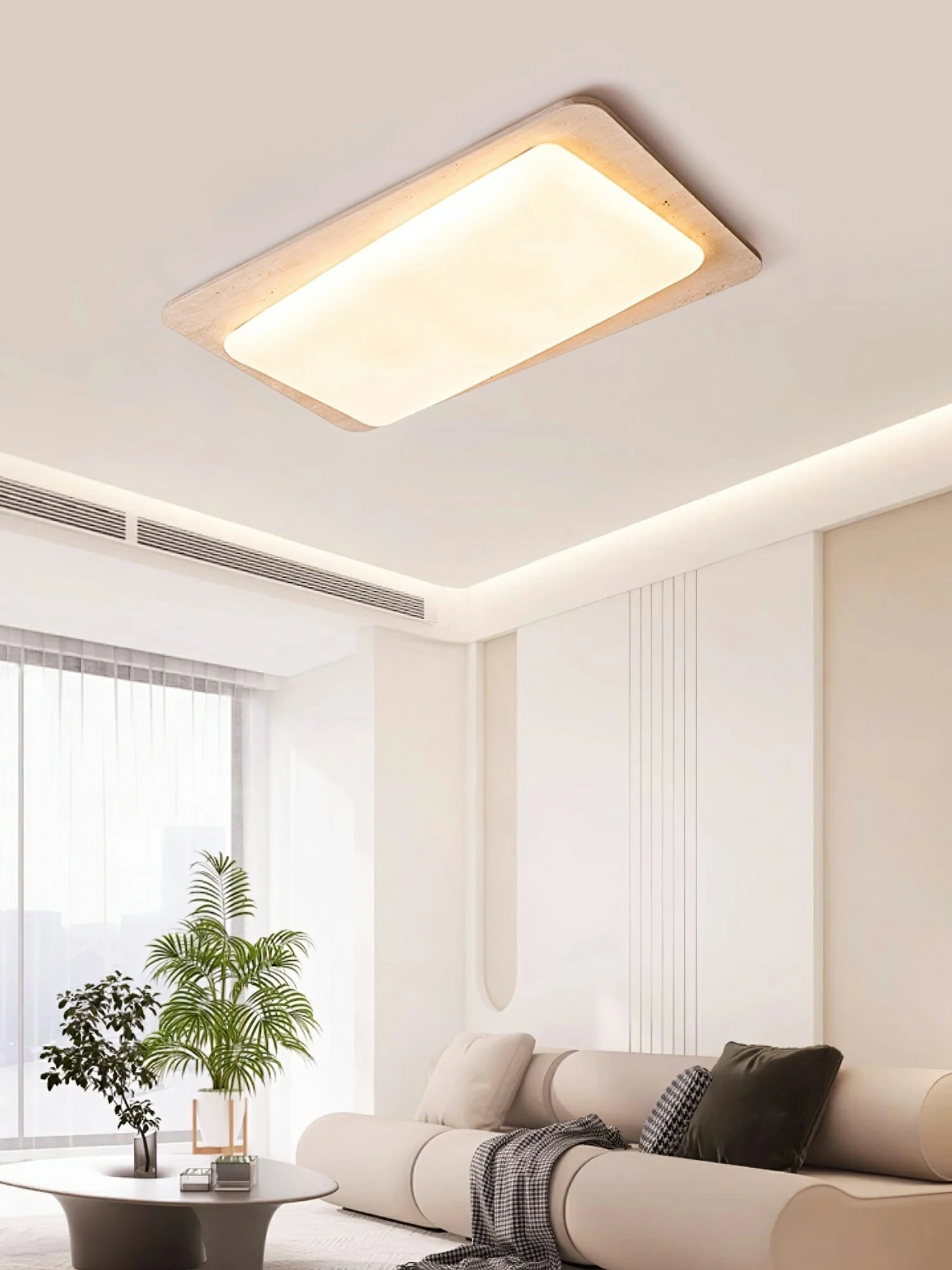 Aurilith Travertine Ceiling Light - Image 2