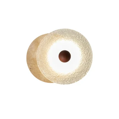 Aurora Travertine Wall Lamp