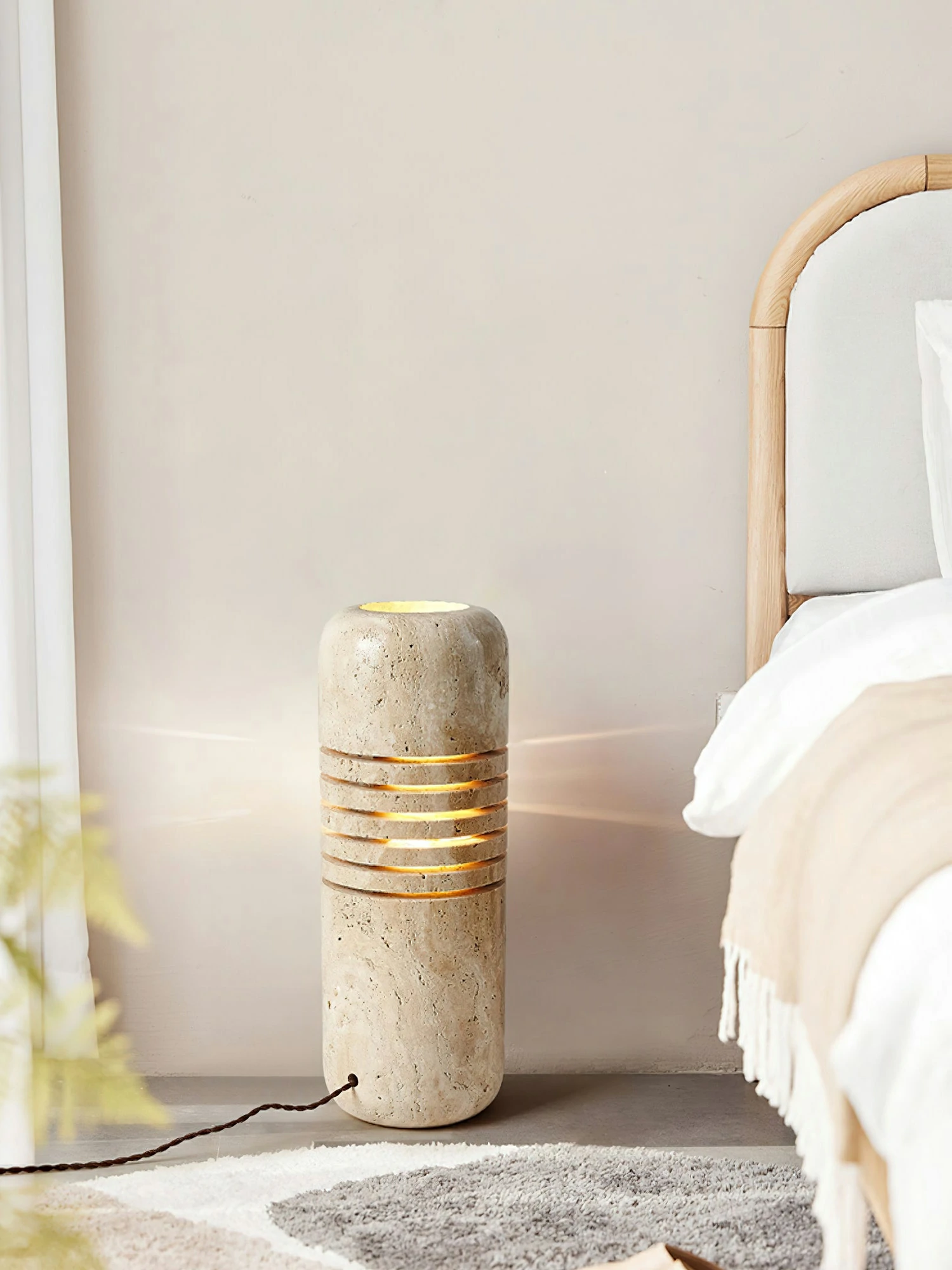 Big Stone Bucket Floor Lamp - Image 2