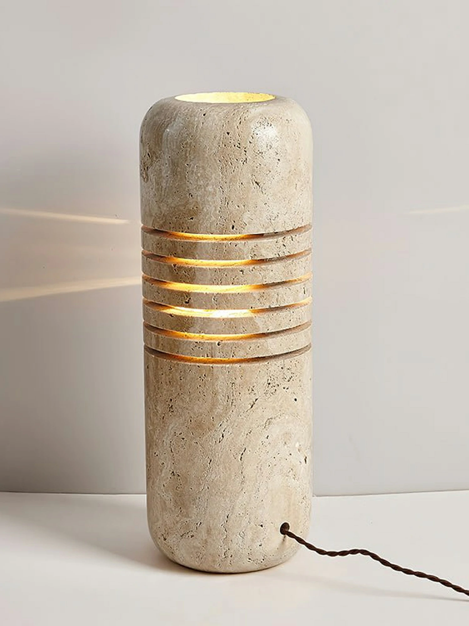 Big Stone Bucket Floor Lamp - Image 7