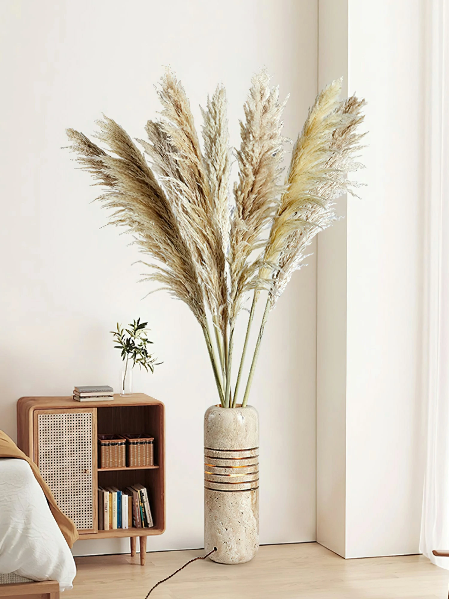 Big Stone Bucket Floor Lamp - Image 6