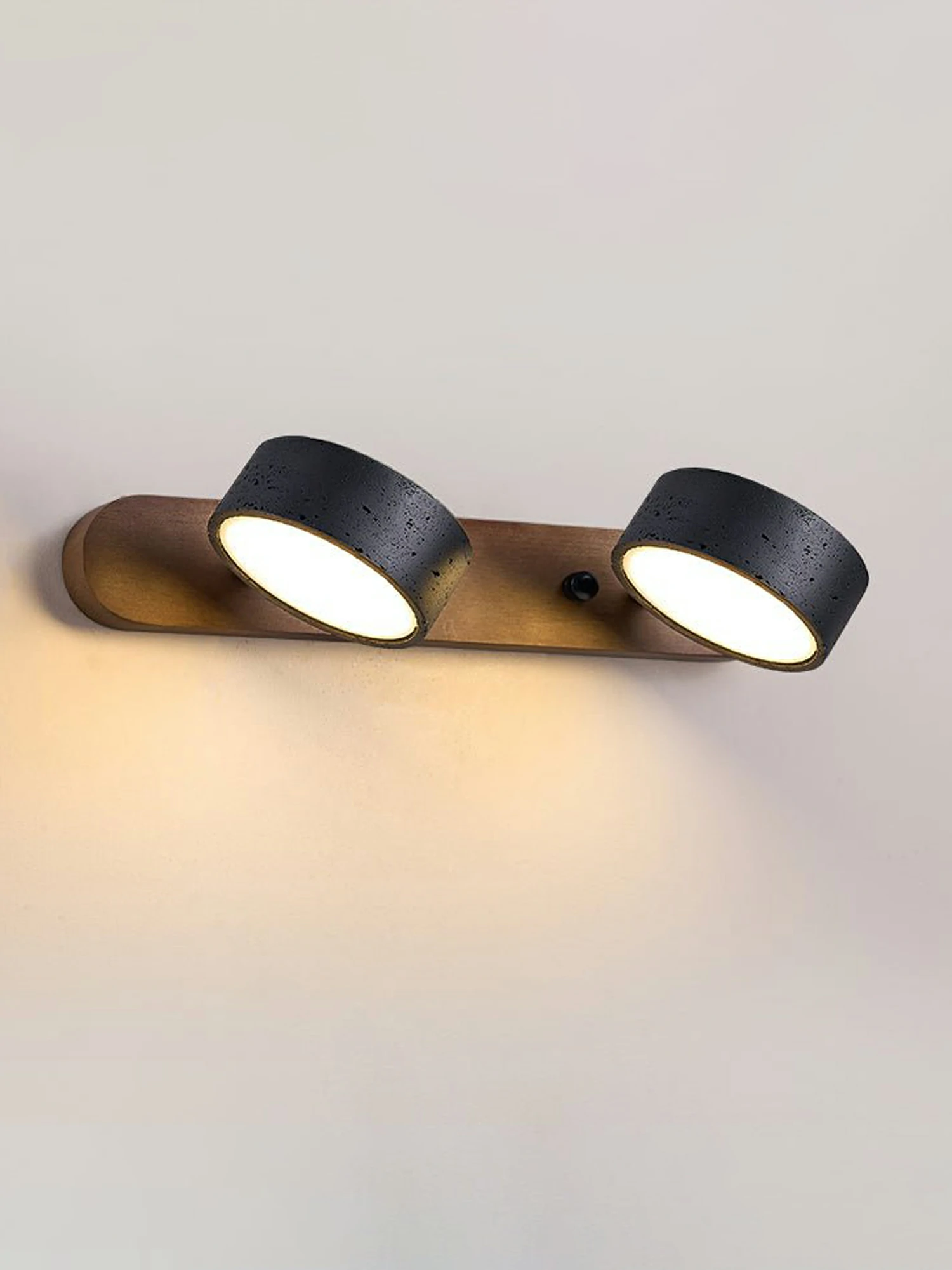 Black Travertine Duo Wall Light - Image 8