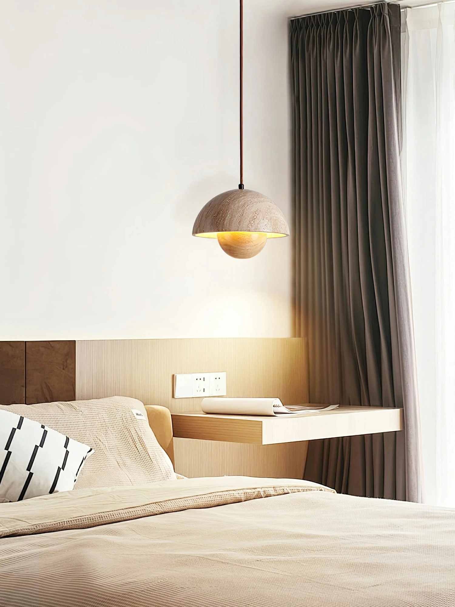 Bud Travertine Pendant Lamp - Image 5