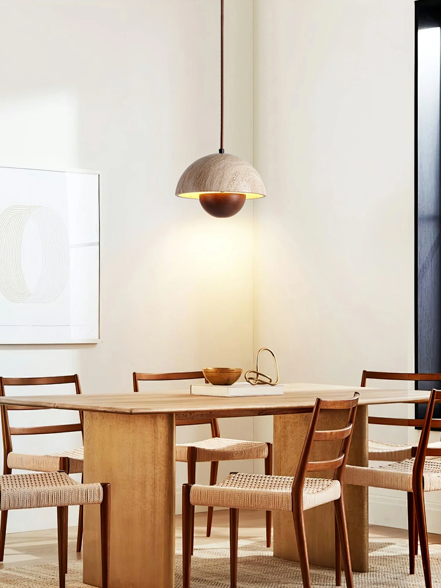 Bud Travertine Pendant Lamp - Image 4