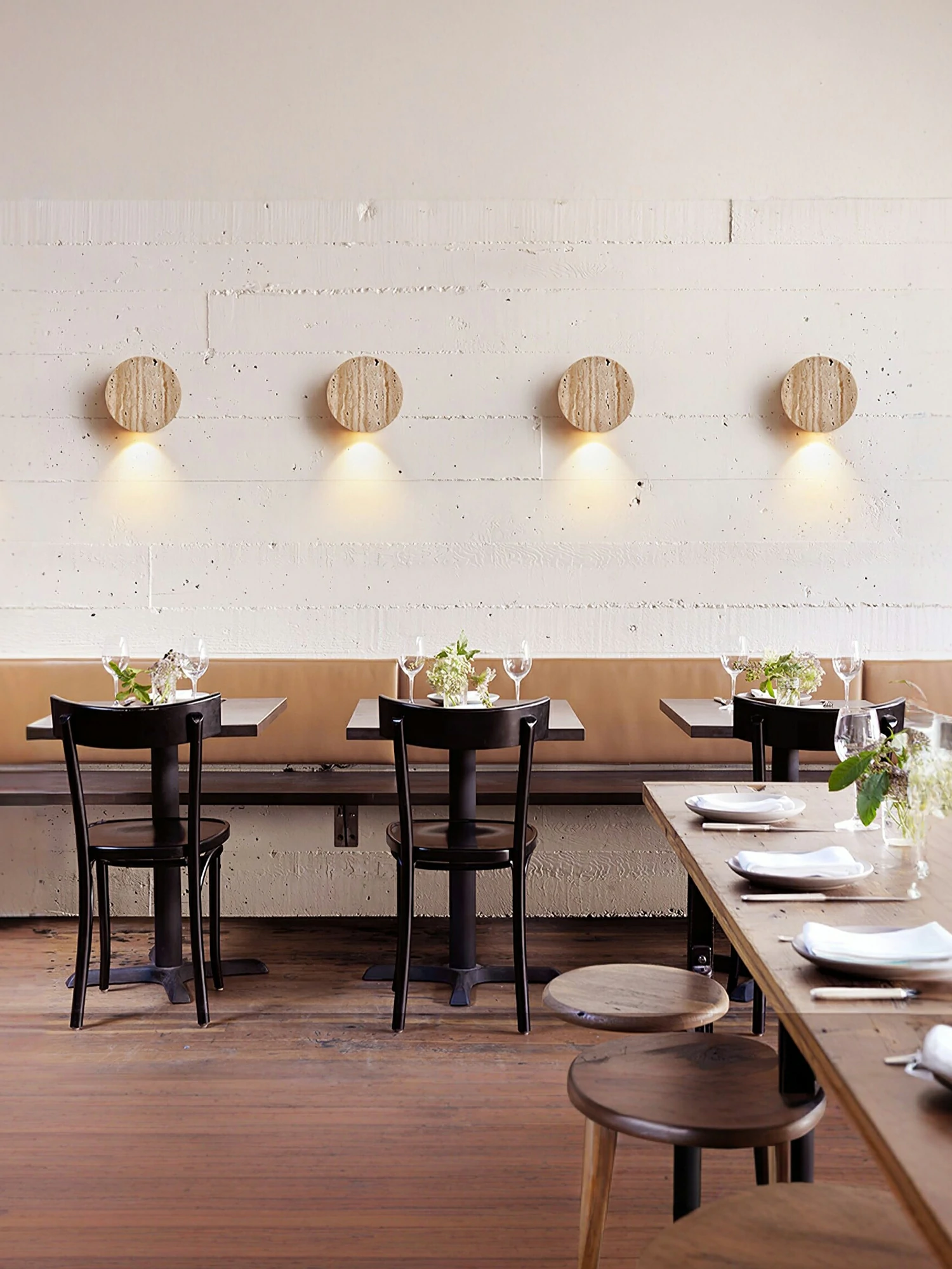 Caelan Travertine Wall Sconce - Image 4