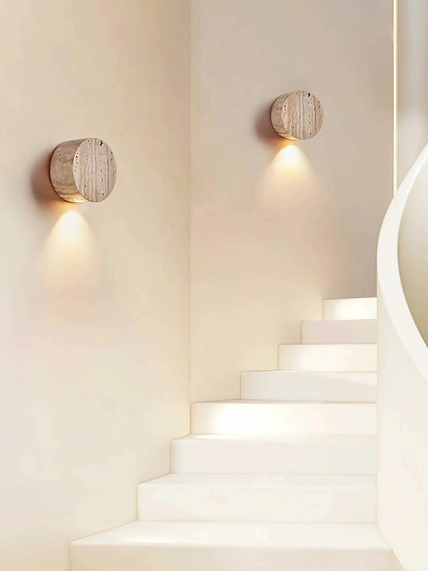 Caelan Travertine Wall Sconce - Image 3