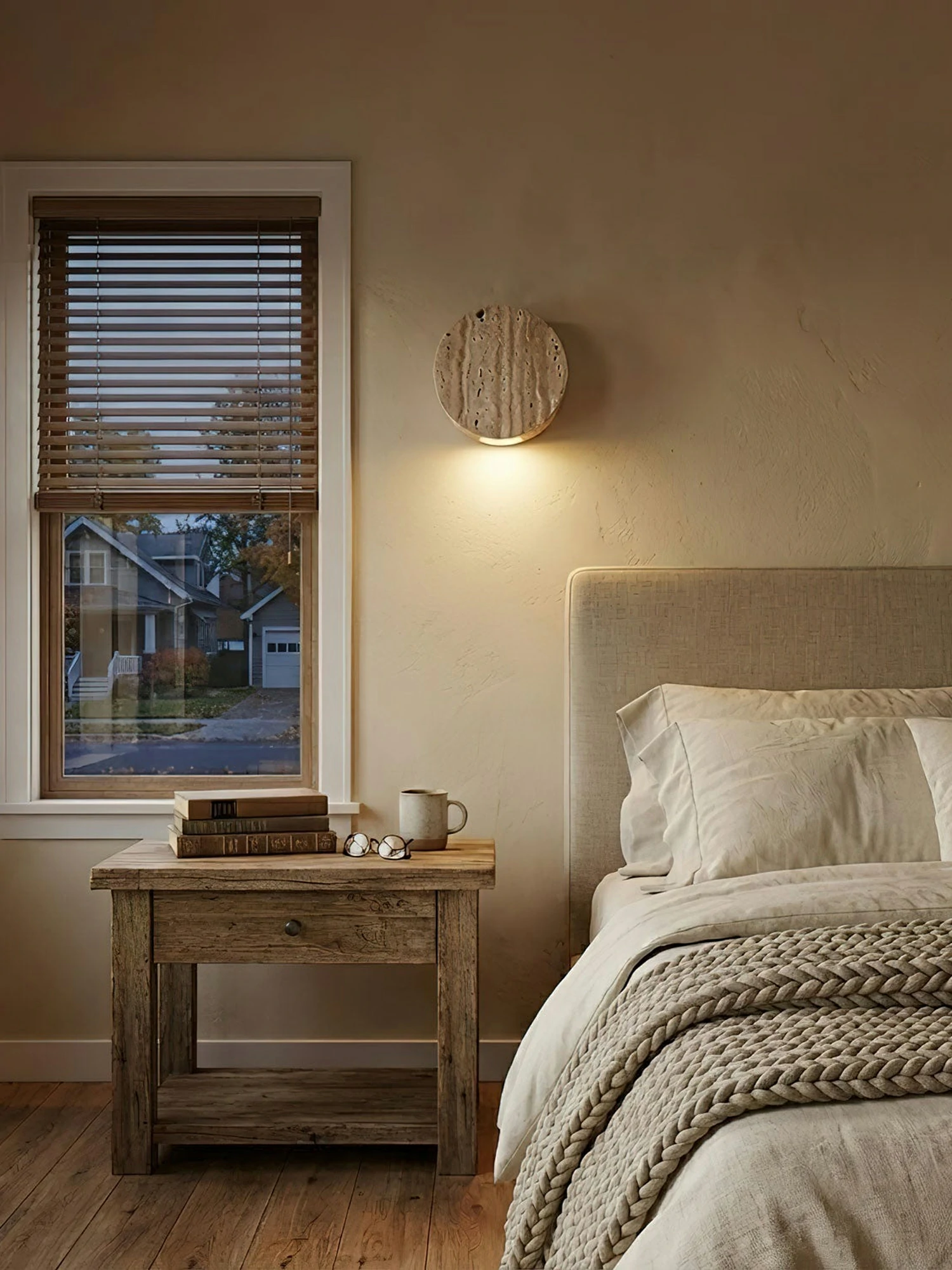 Caelan Travertine Wall Sconce - Image 10