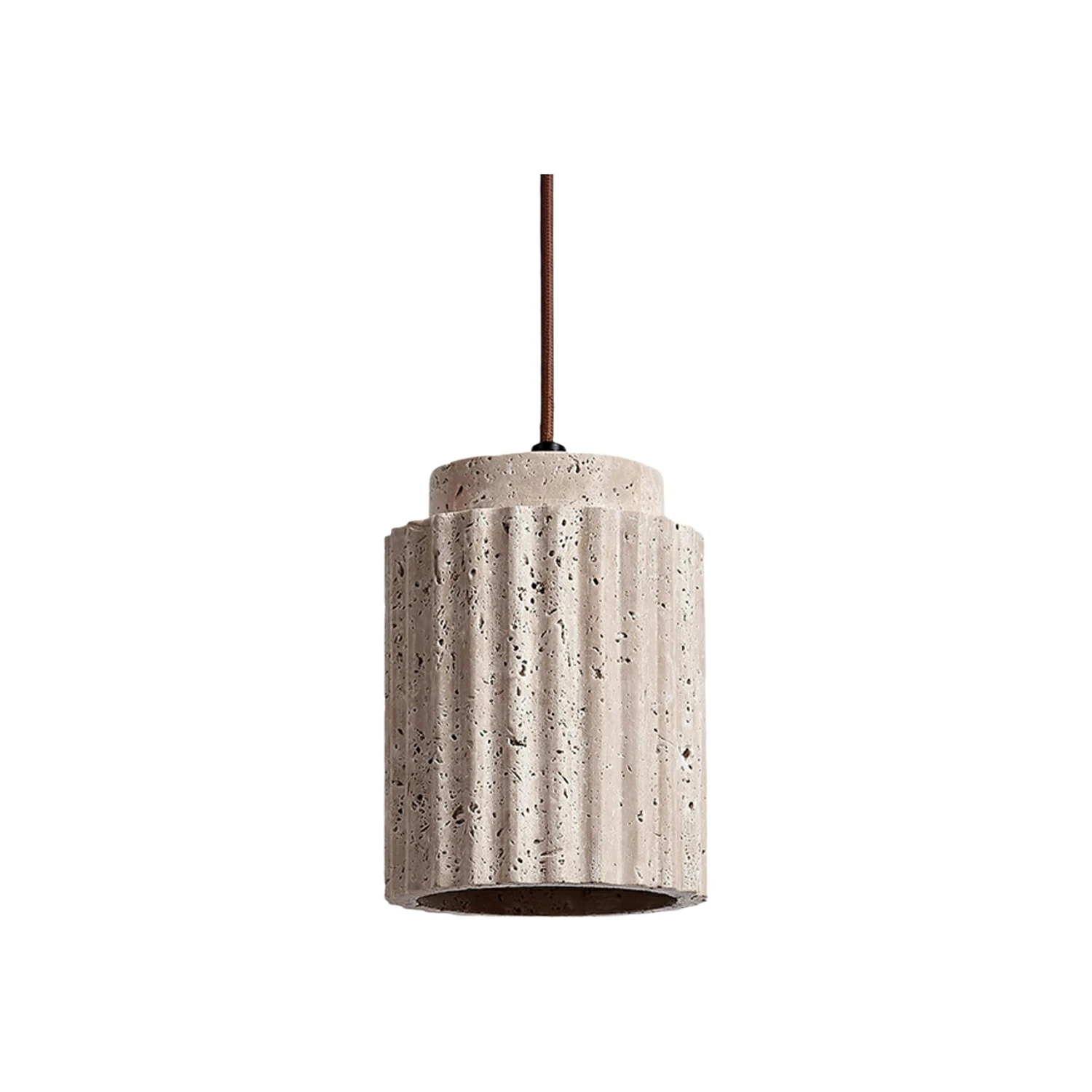 Caelia Travertine Pendant Light