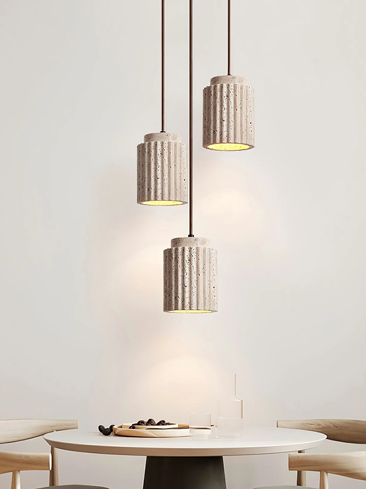 Caelia Travertine Pendant Light - Image 6