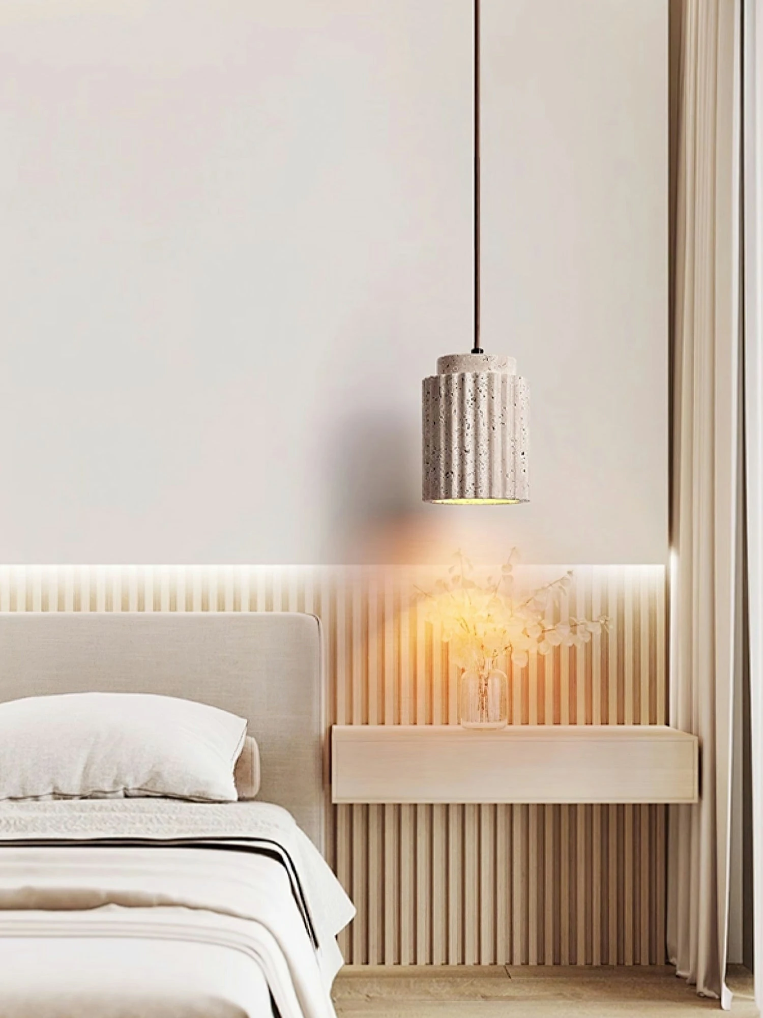 Caelia Travertine Pendant Light - Image 4