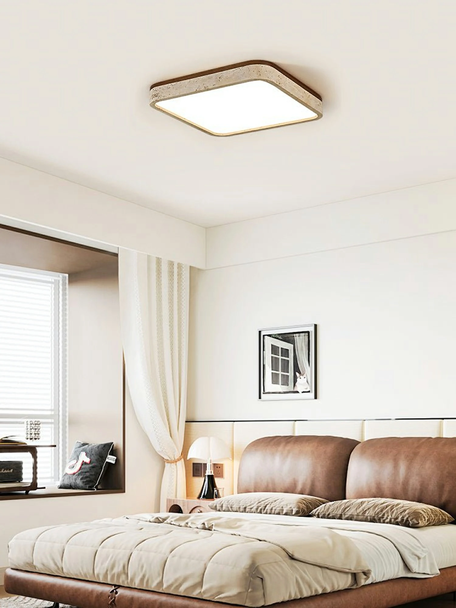 Calden Travertine Ceiling Lamp - Image 2