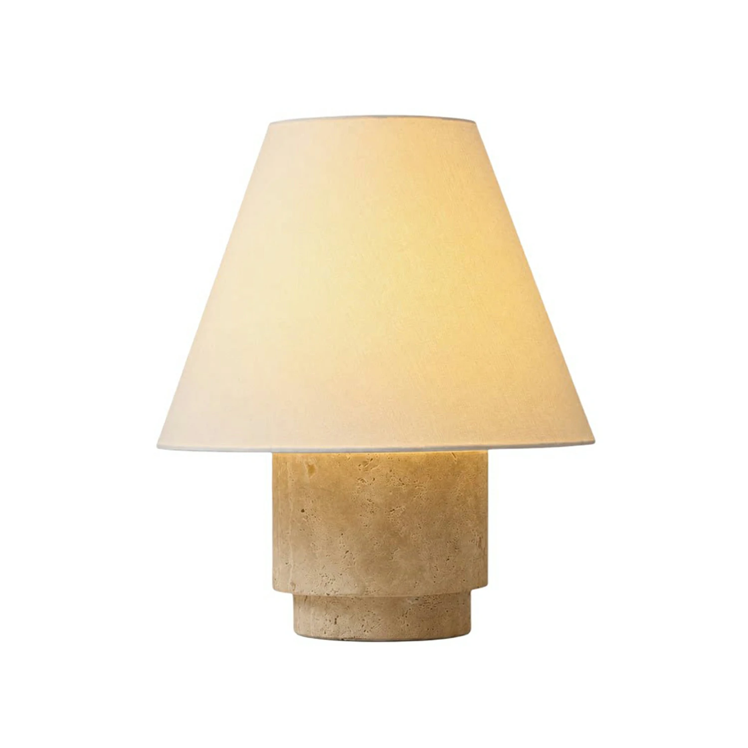Caldera Travertine Table Lamp