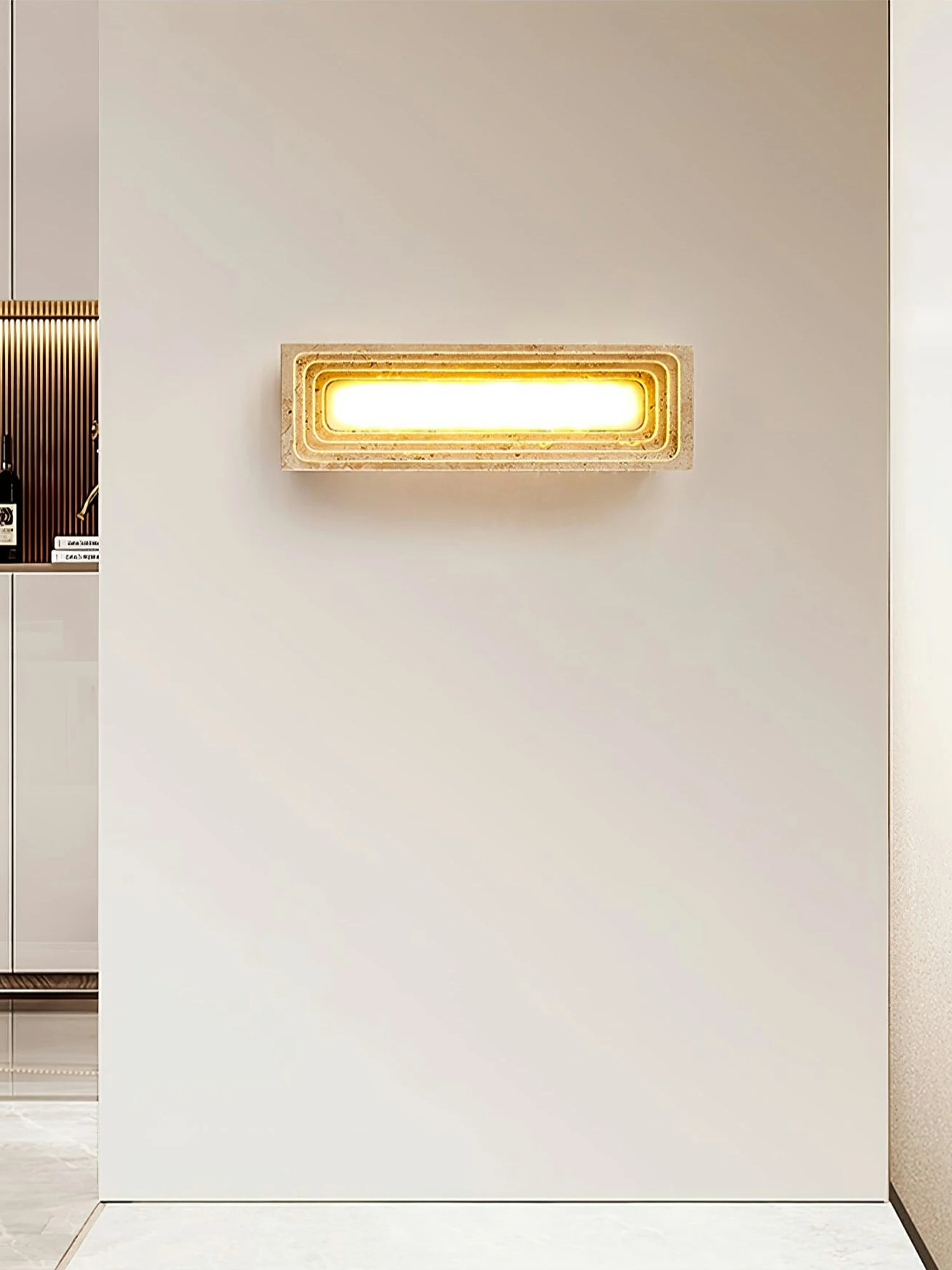 Canyon Travertine Wall Sconce - Image 7