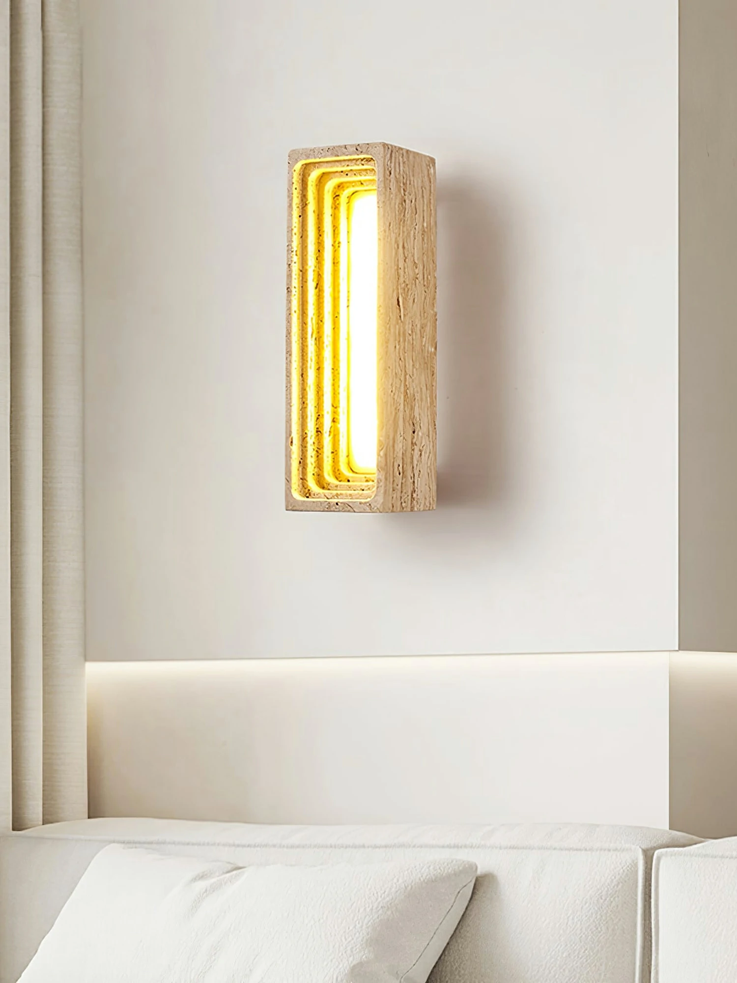 Canyon Travertine Wall Sconce - Image 5