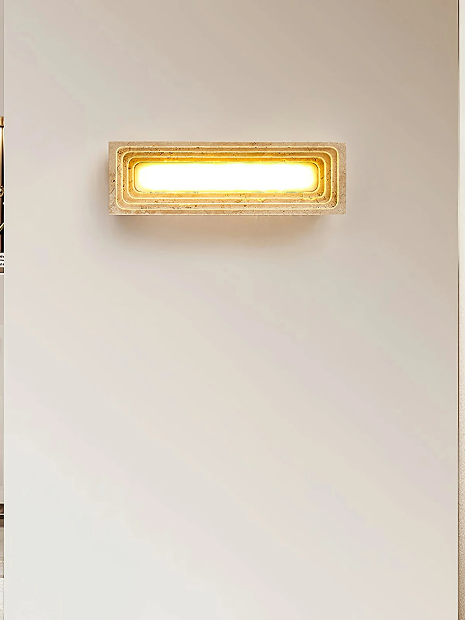 Canyon Travertine Wall Sconce - Image 8