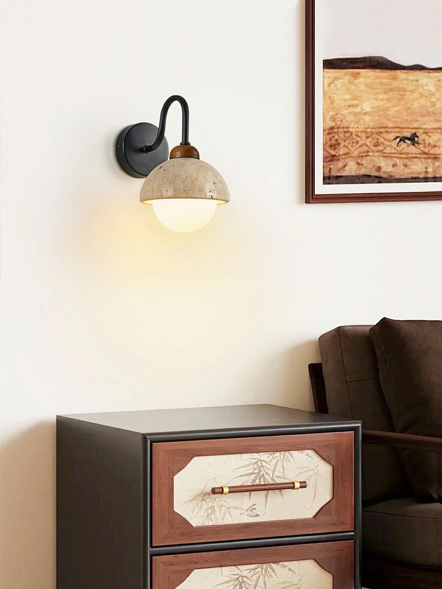Celestia Travertine Wall Light - Image 2