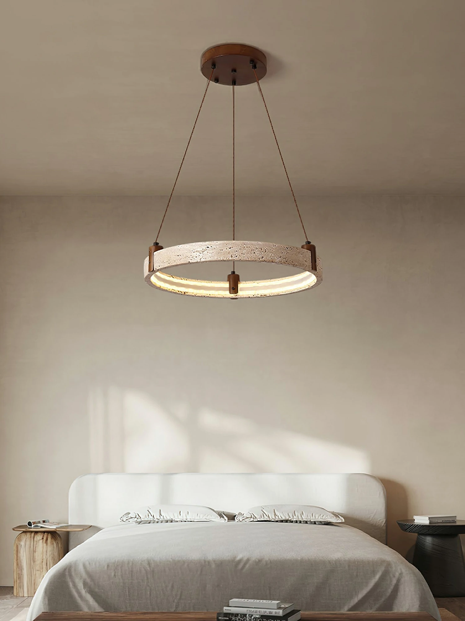Celestial Orbit Travertine Chandelier - Image 15