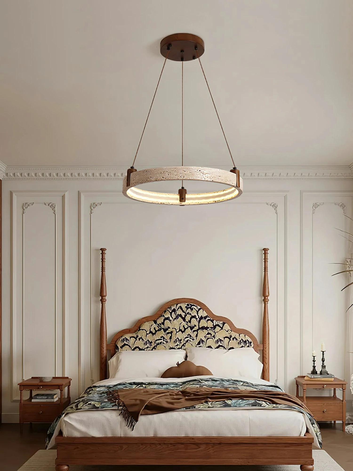 Celestial Orbit Travertine Chandelier - Image 16