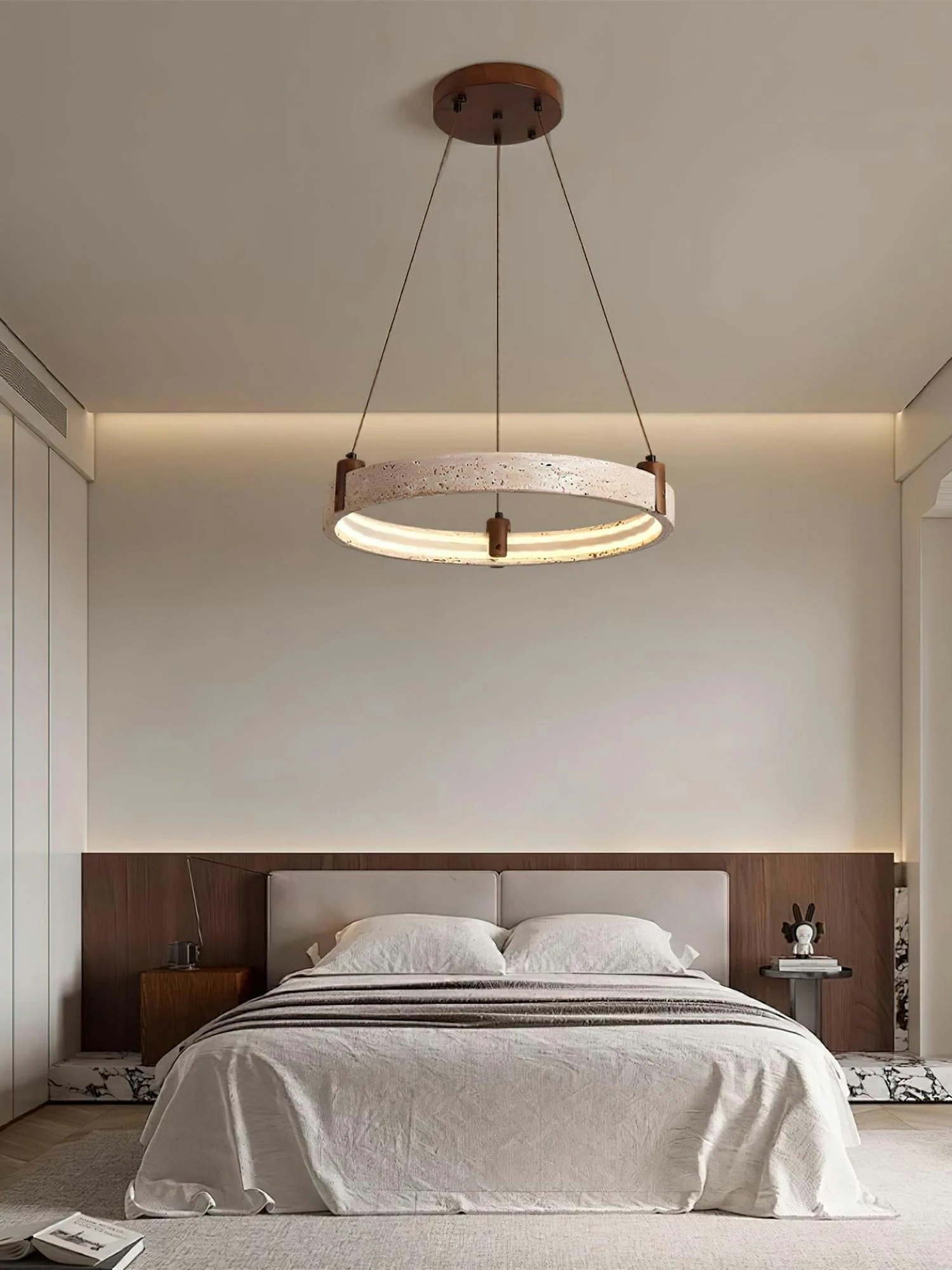 Celestial Orbit Travertine Chandelier - Image 14