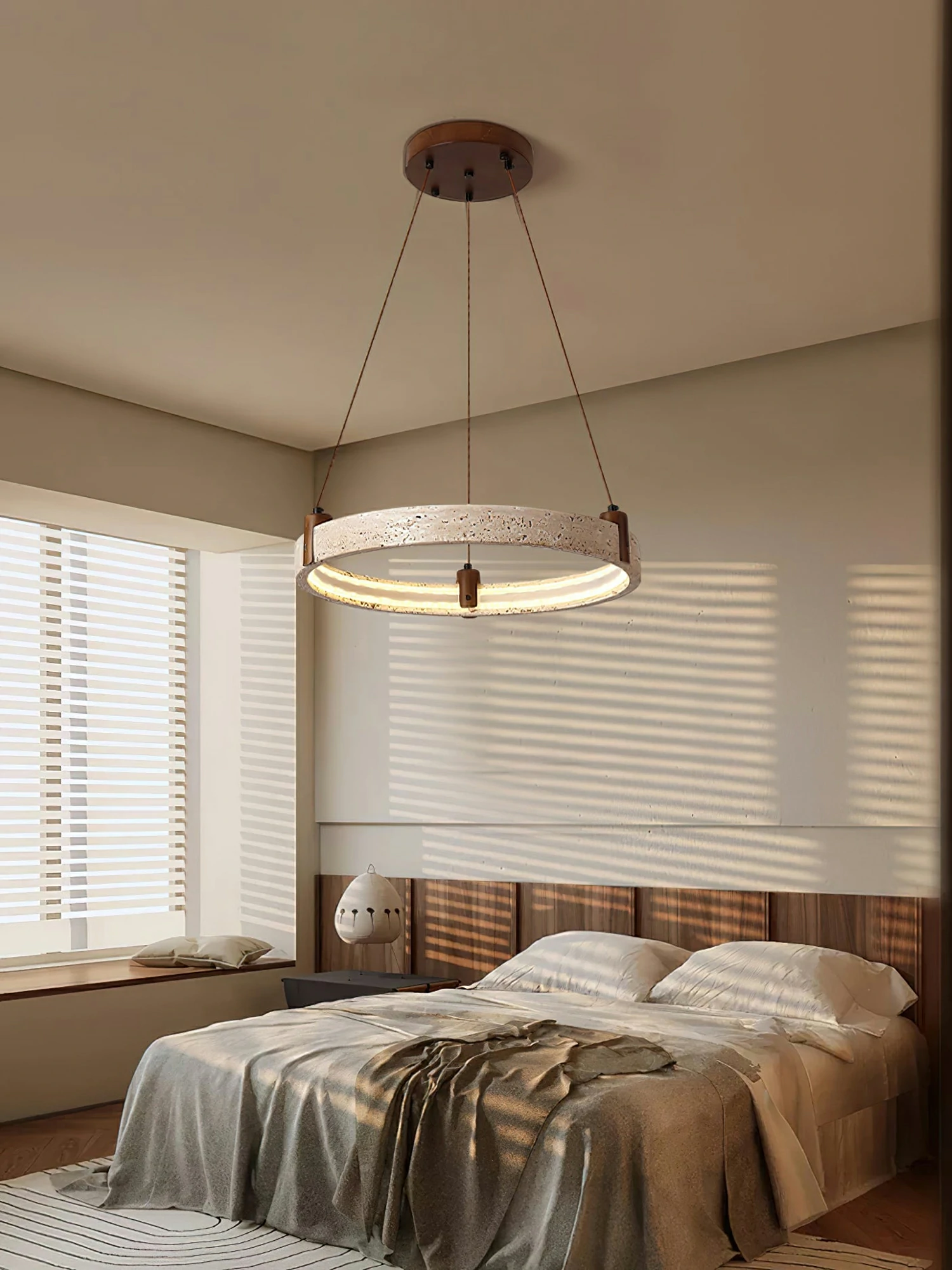 Celestial Orbit Travertine Chandelier - Image 17