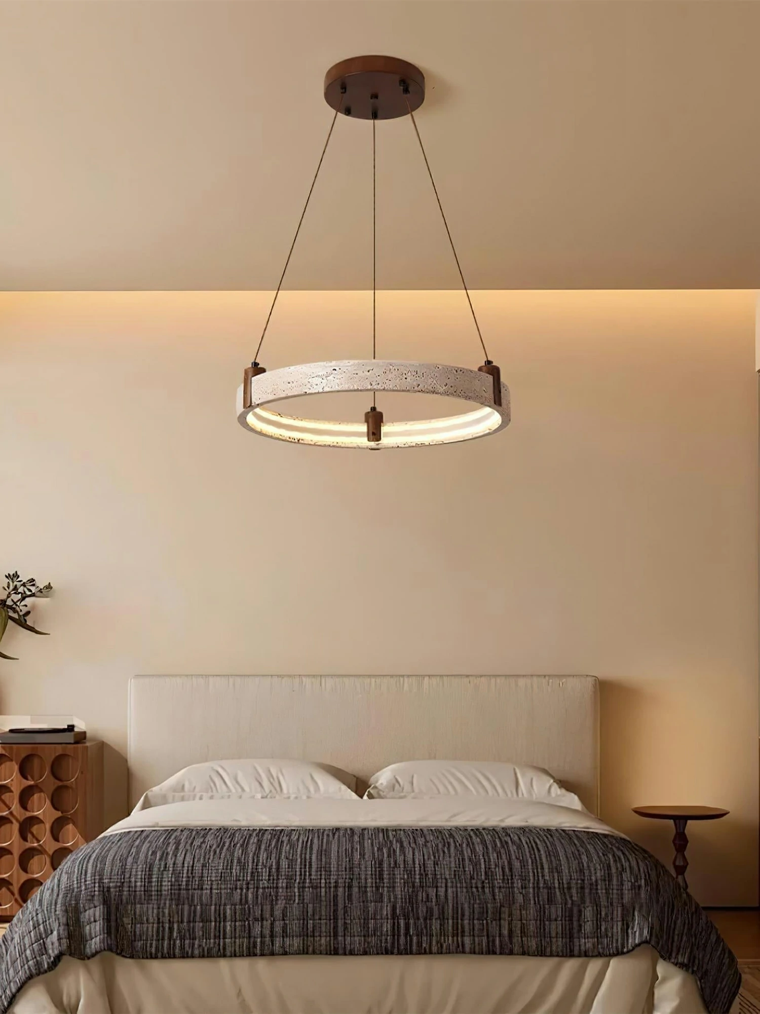Celestial Orbit Travertine Chandelier - Image 13