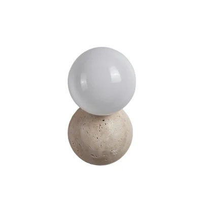 Celestial Travertine Wall Sconce