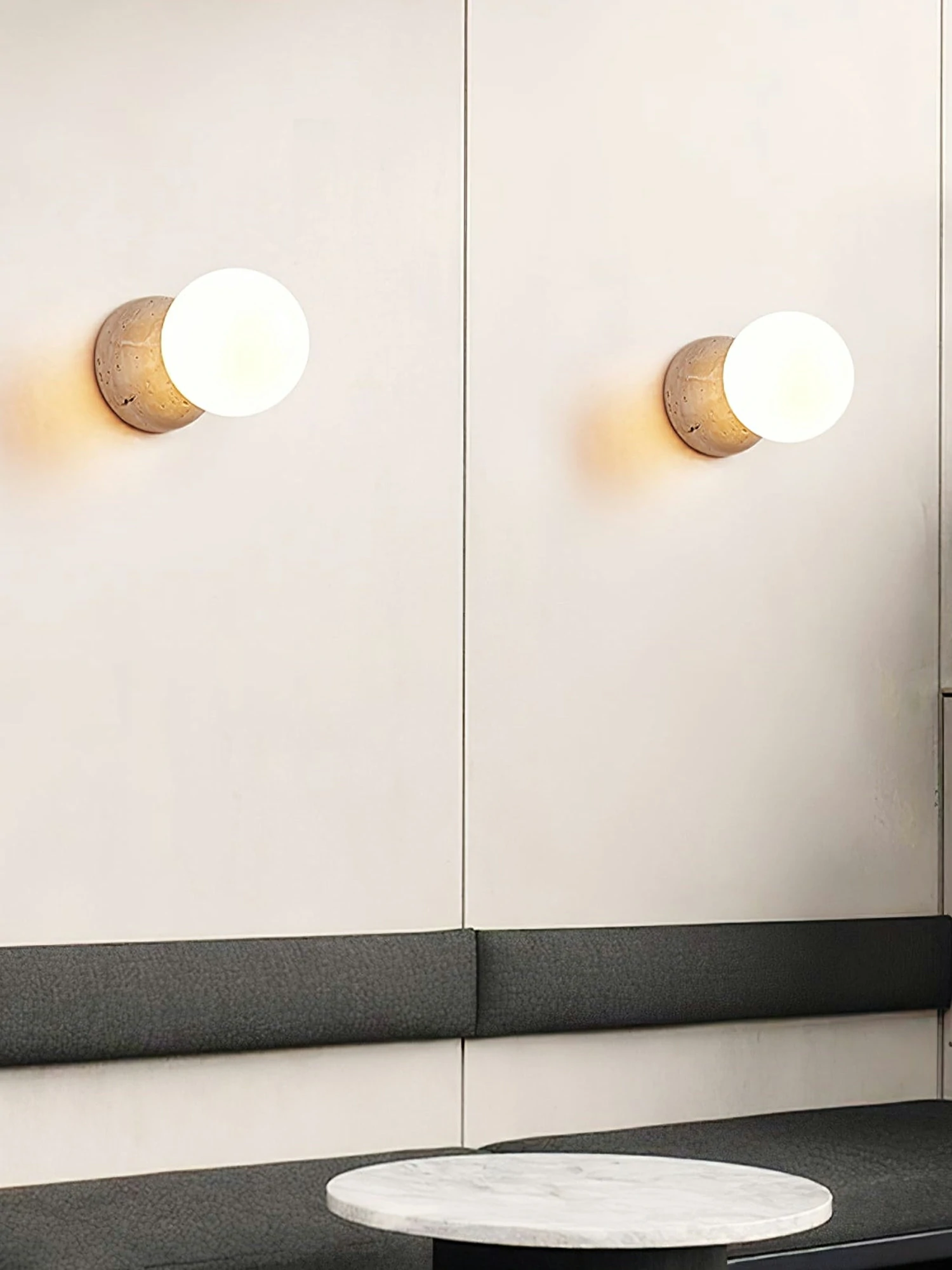 Celestial Travertine Wall Sconce - Image 8