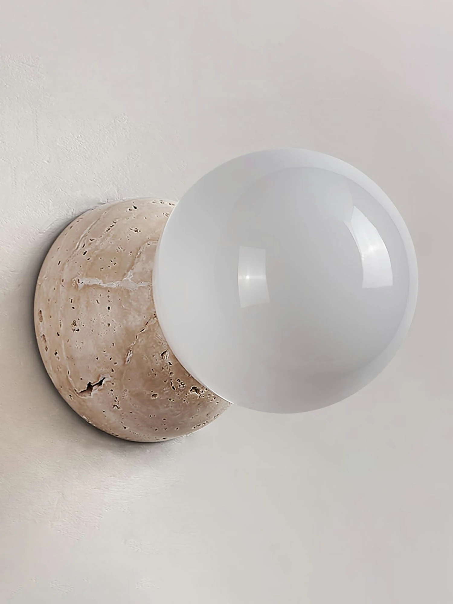Celestial Travertine Wall Sconce - Image 11