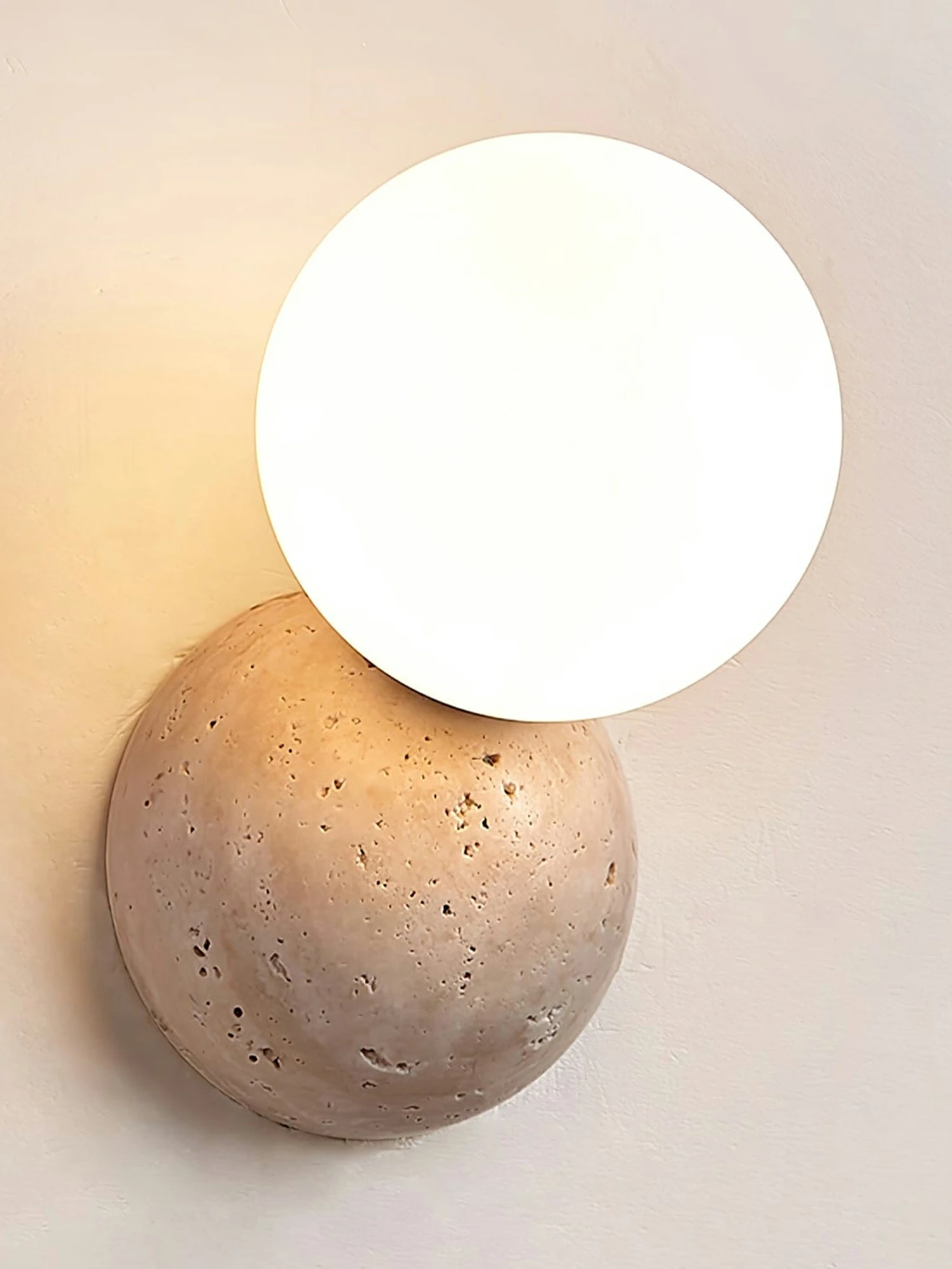 Celestial Travertine Wall Sconce - Image 9