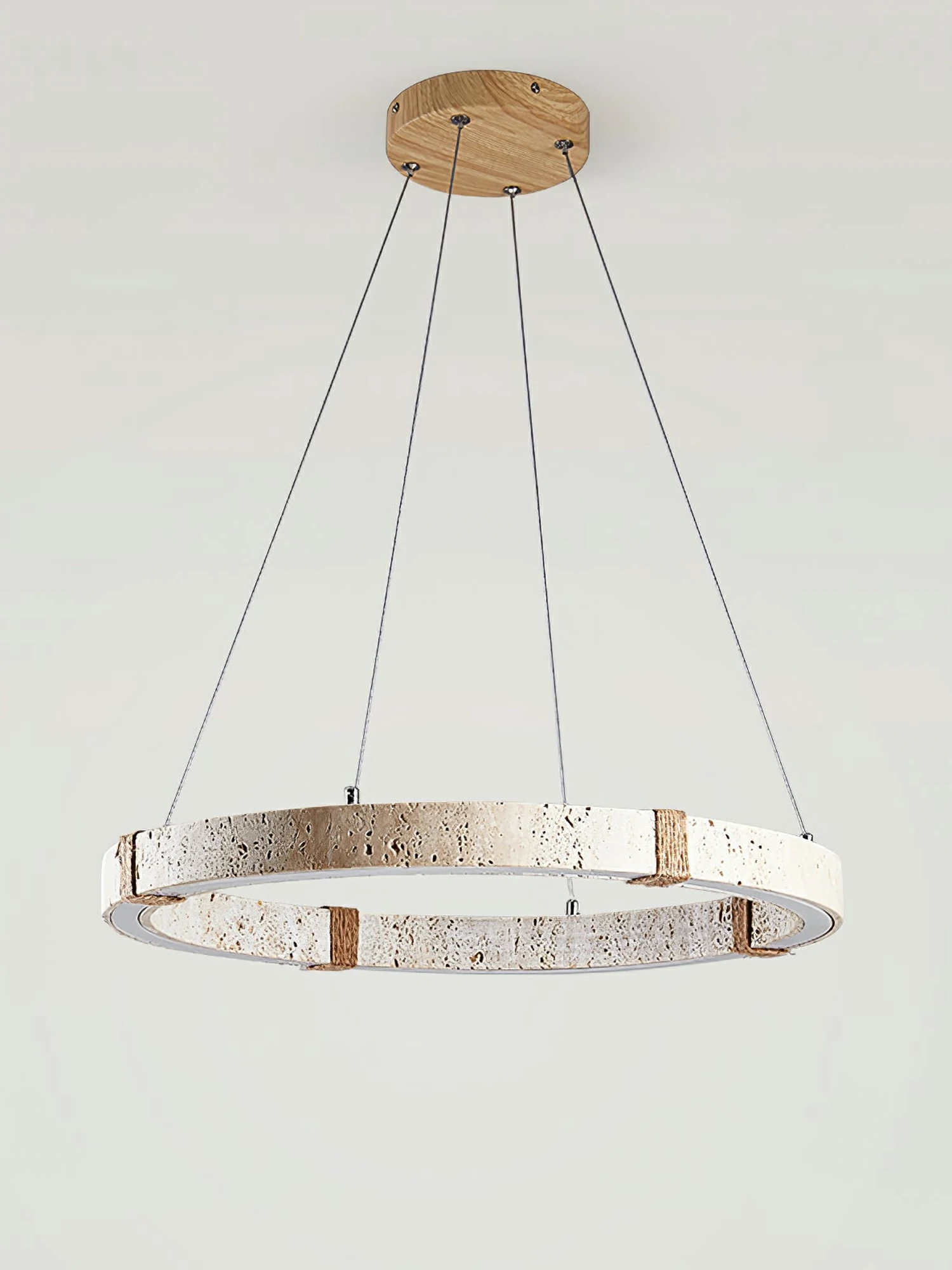 Circle Travertine Pendant Lamp - Image 11