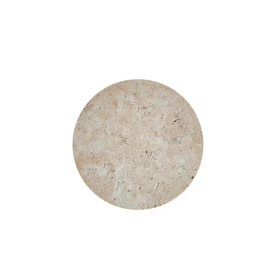 Circle Travertine Wall Lamp