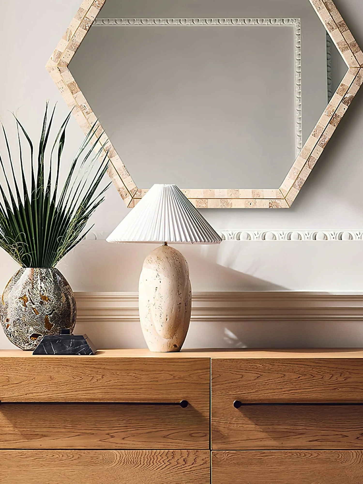 Cirra Travertine Table Lamp - Image 11