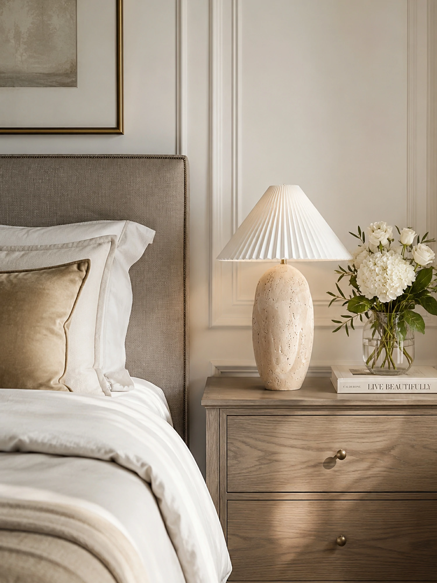 Cirra Travertine Table Lamp - Image 6