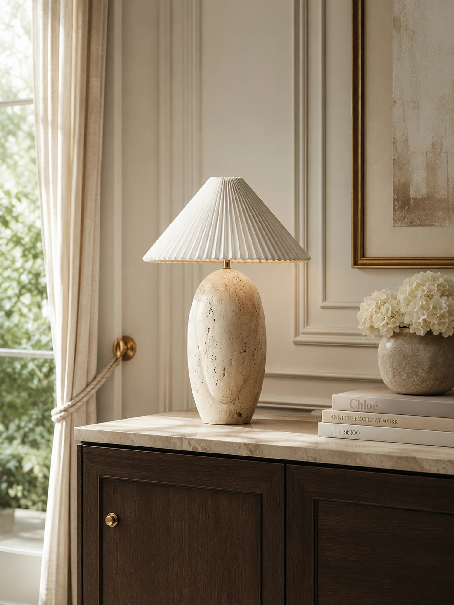 Cirra Travertine Table Lamp - Image 7