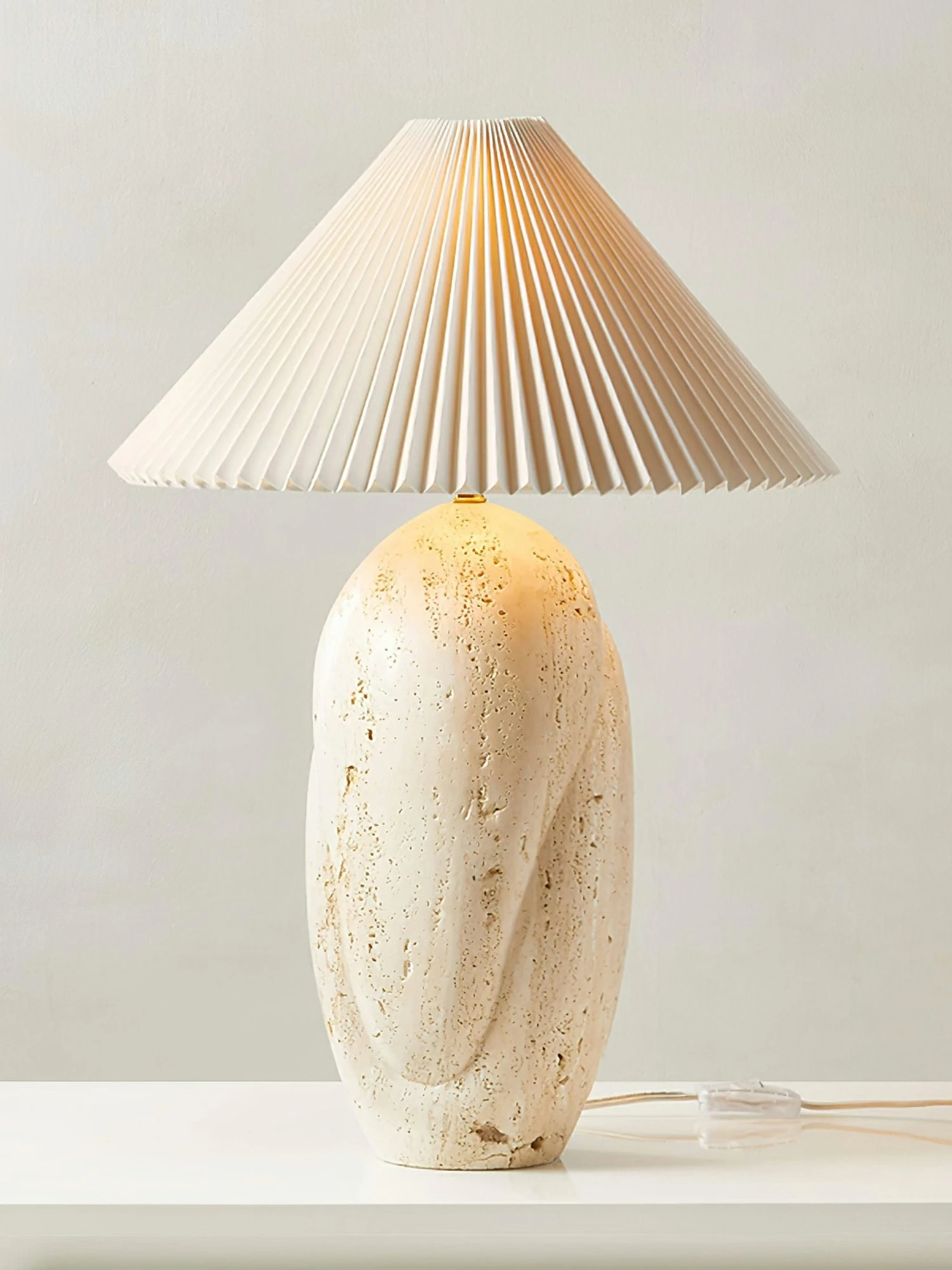 Cirra Travertine Table Lamp - Image 12