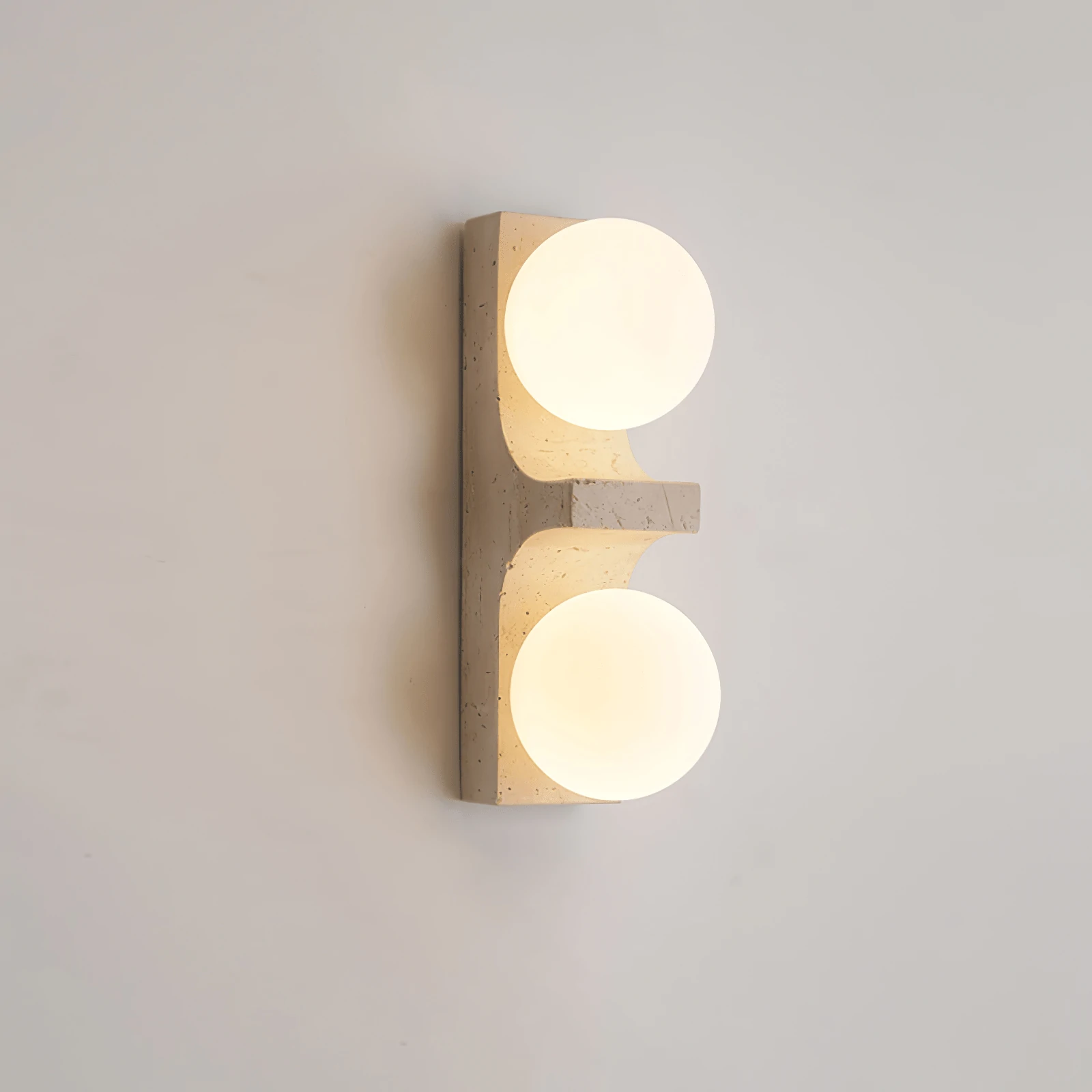 Asymmetrical Travertine Wall Sconce - Image 29
