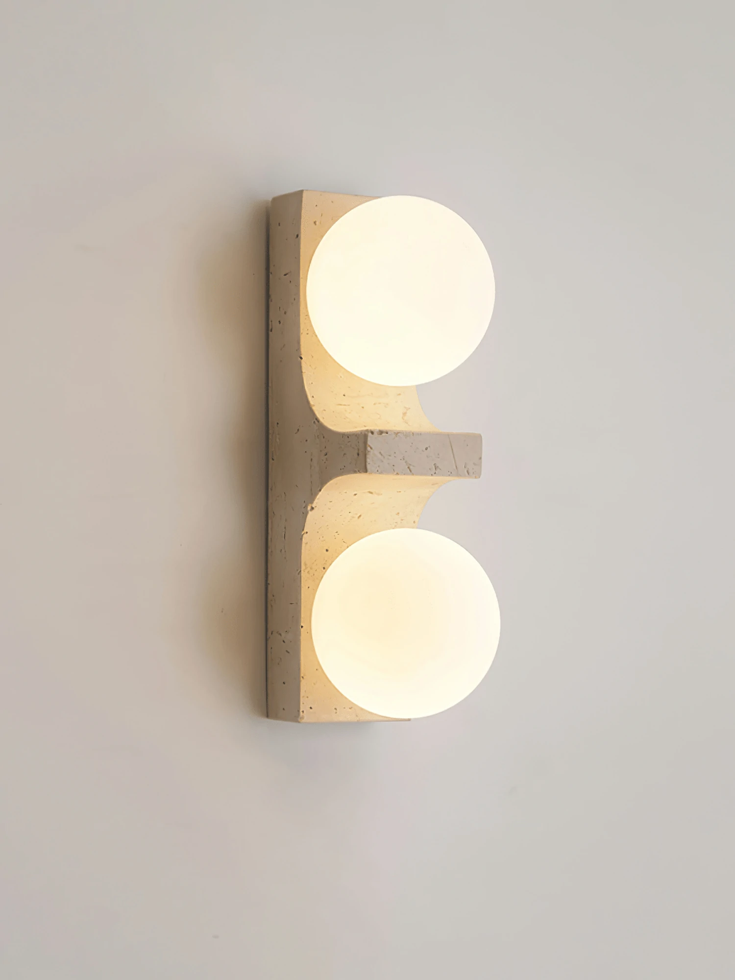 Asymmetrical Travertine Wall Sconce - Image 31