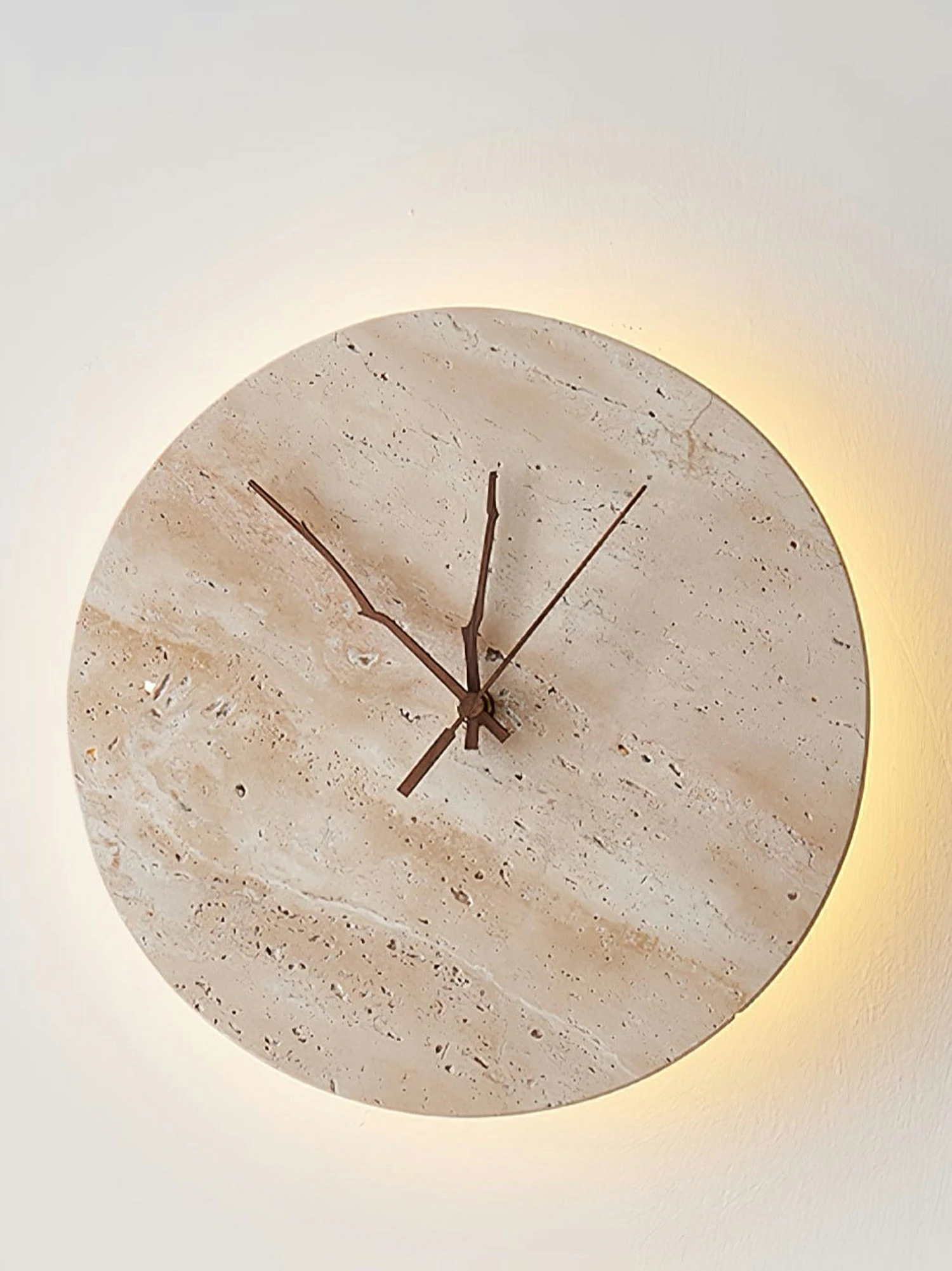 Clock Travertine Wall Lamp - Image 9